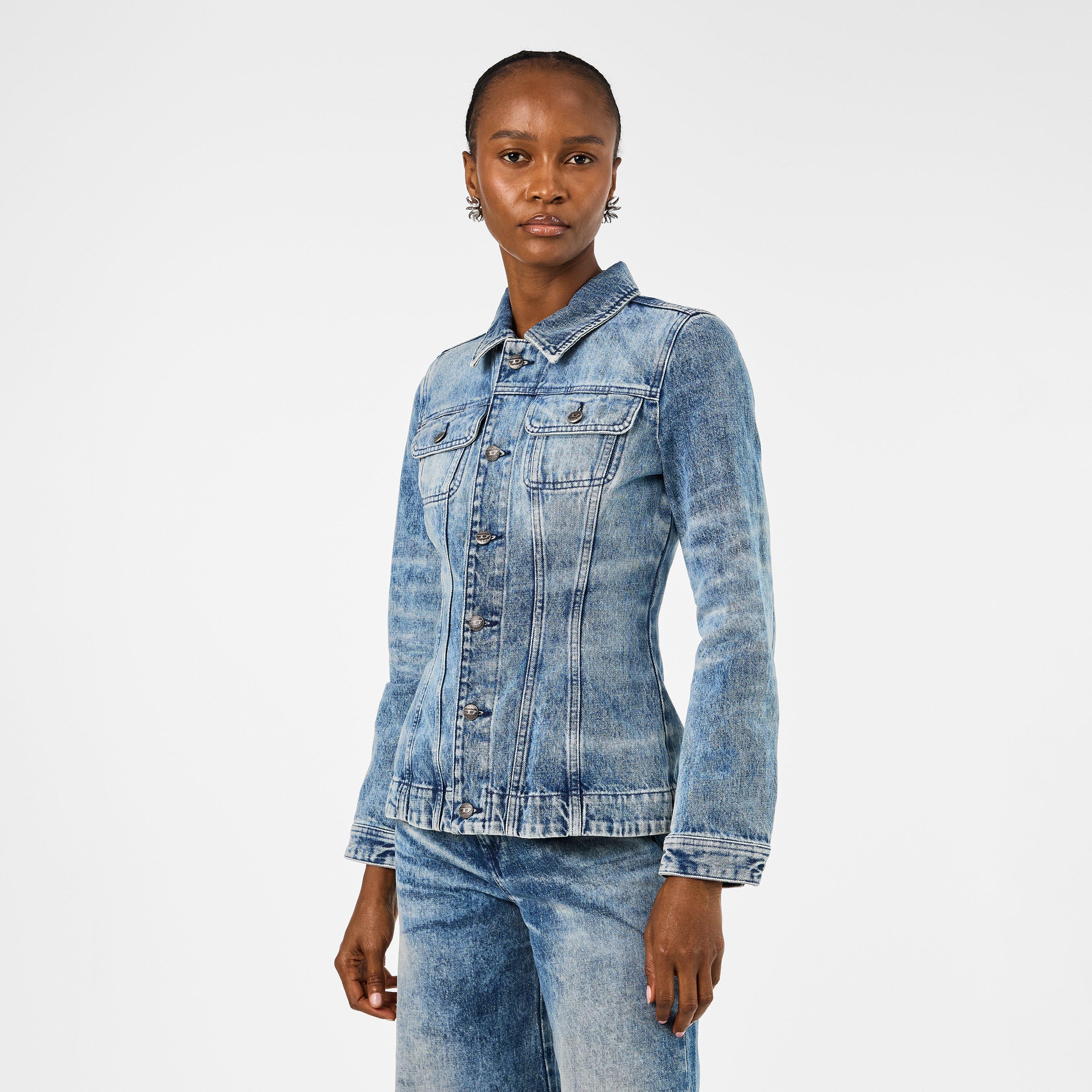 Diesel Jeans | Women's De-Katerinfsh Washed Long Sleeve Button Denim ...
