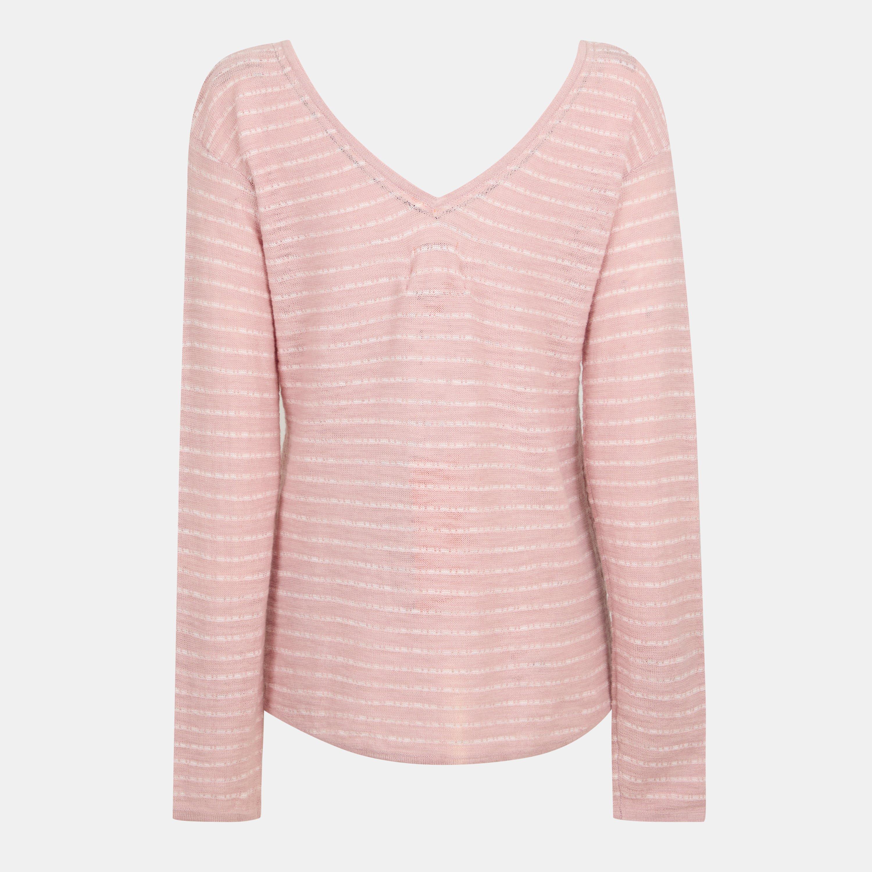 Lyserød - Musto - Beach Stripe Knit Fw Womens - 2