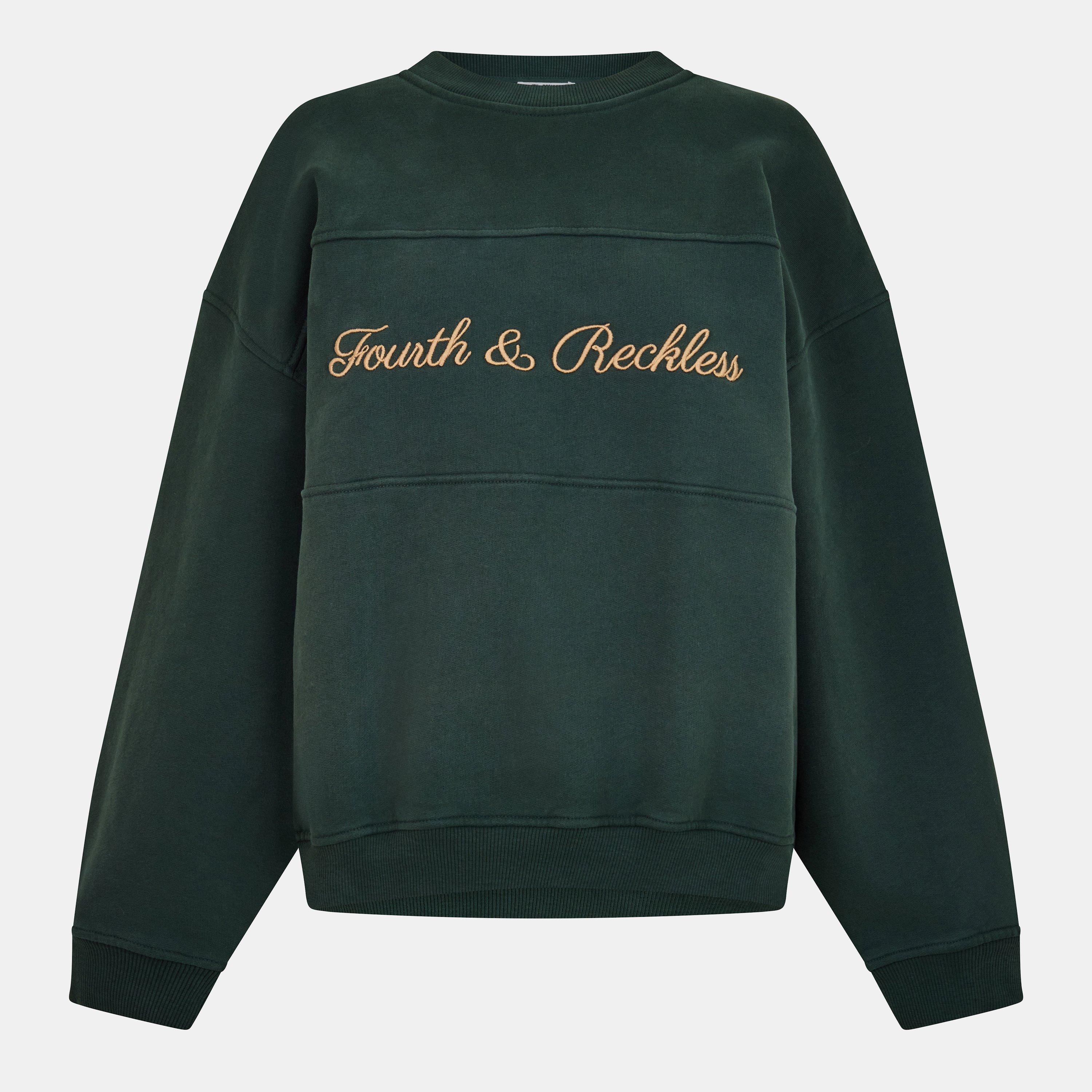 Green - 4th and Reckless - Women's Windsr Crew Sweatshirt - 1