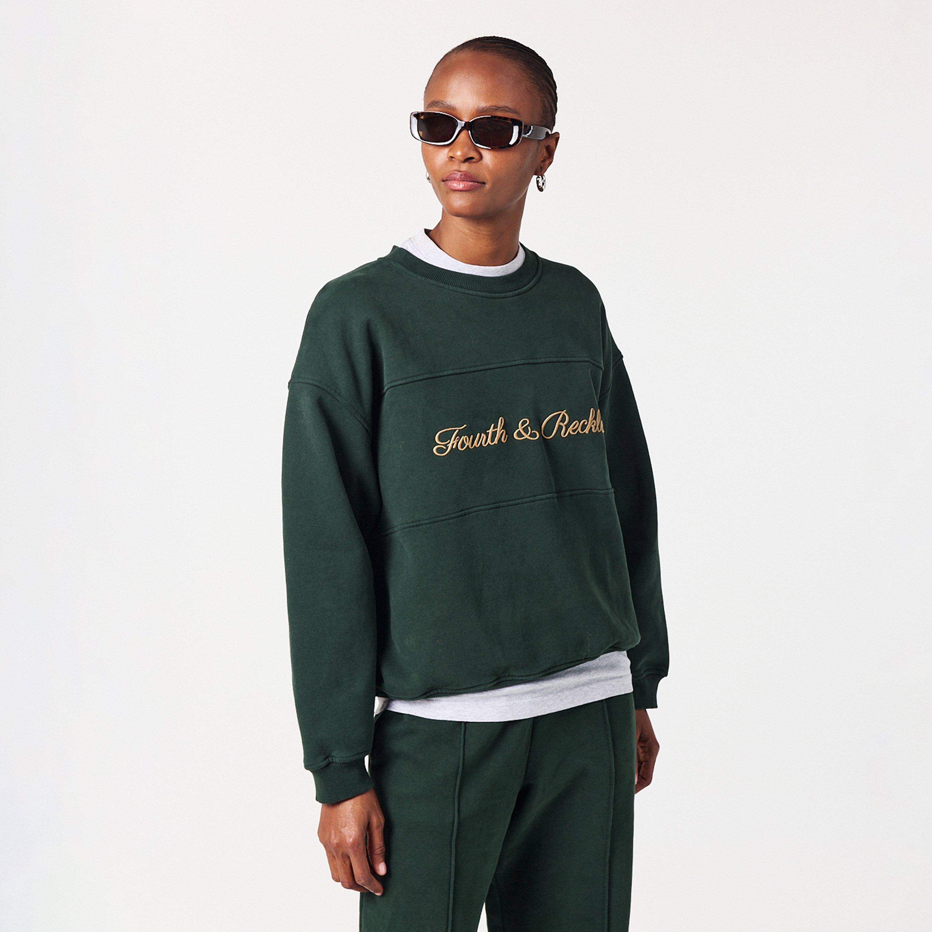 Green - 4th and Reckless - Women's Windsr Crew Sweatshirt - 3