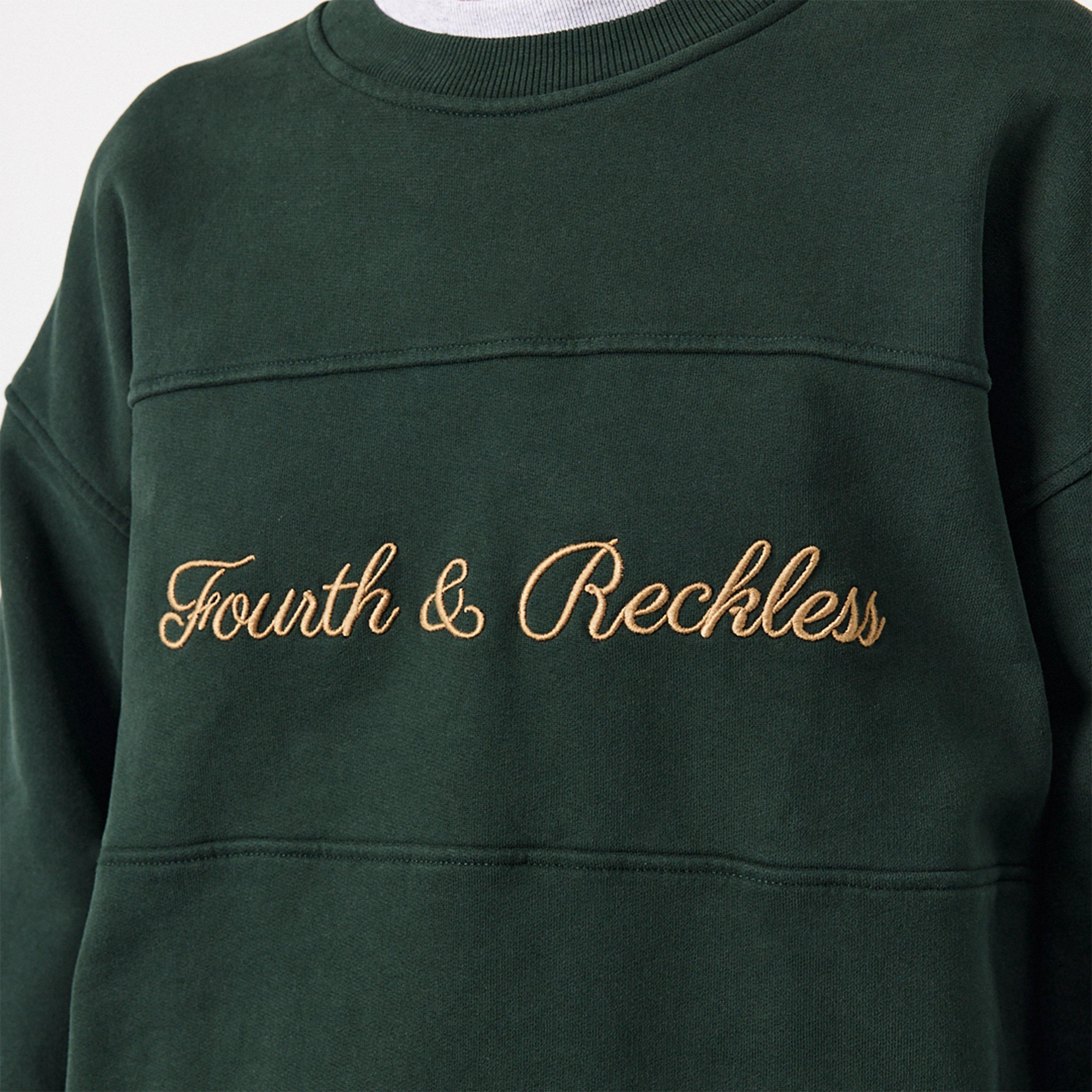 Green - 4th and Reckless - Women's Windsr Crew Sweatshirt - 5