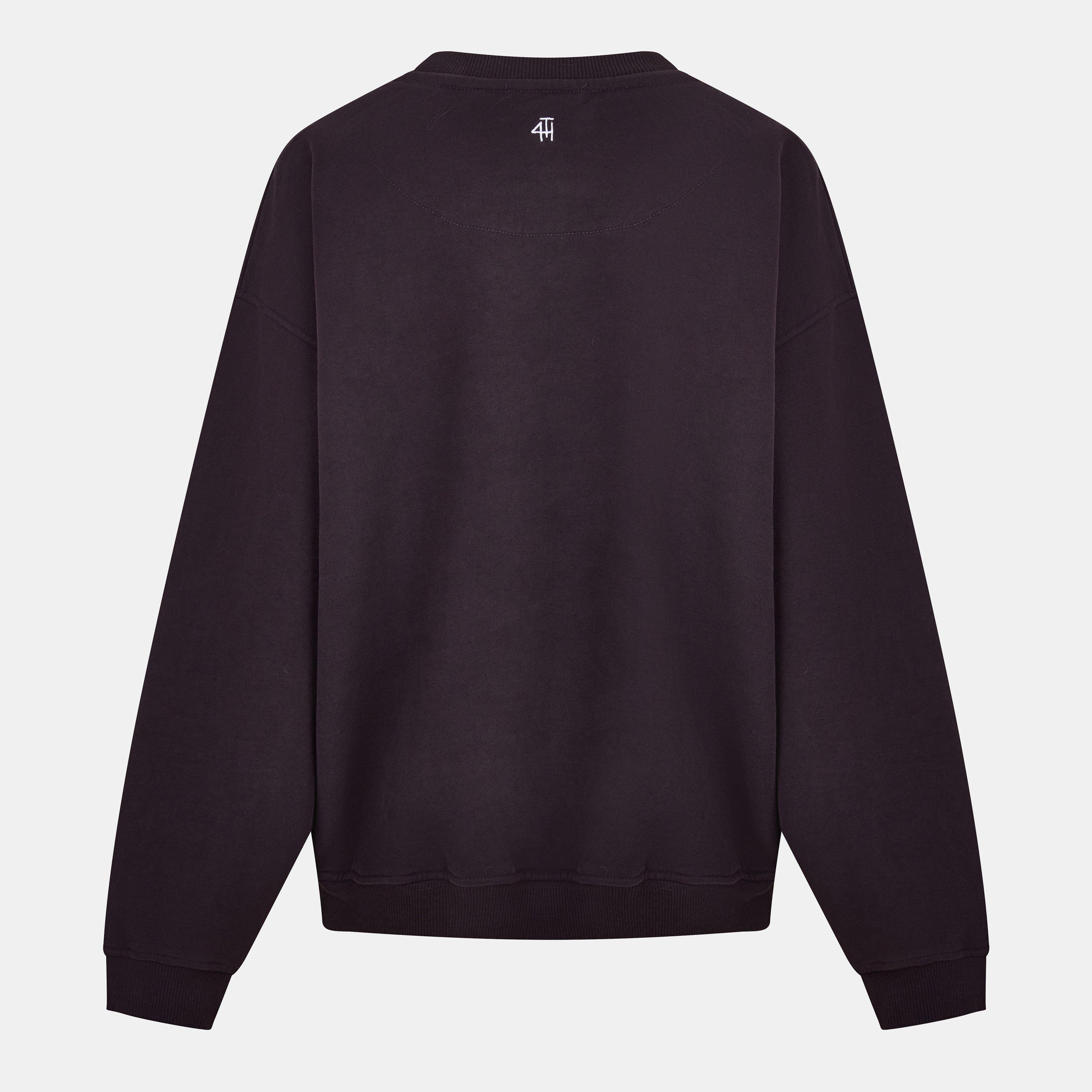 Chocolate - 4th and Reckless - Women's Leon Crew Sweatshirt - 2