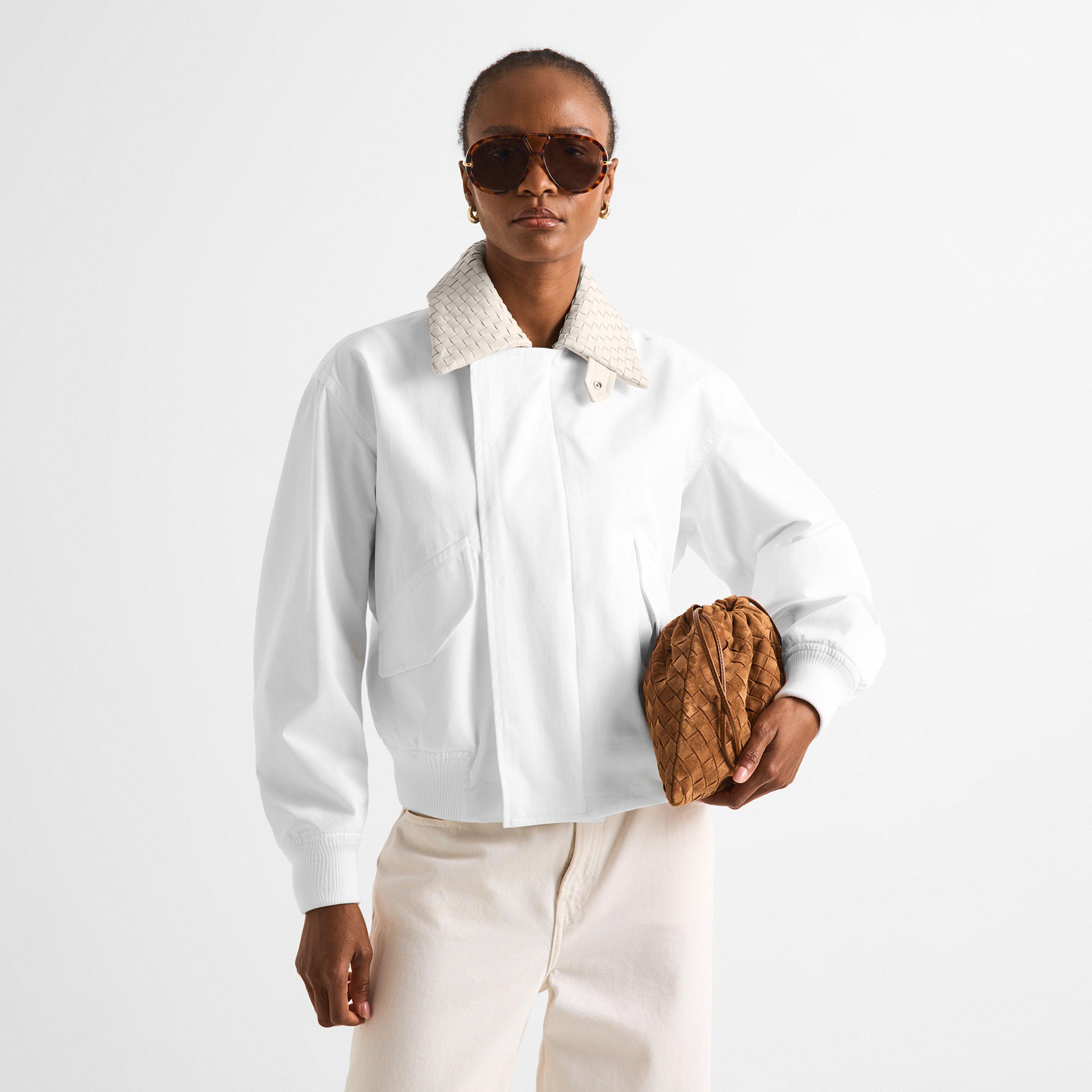White - Bottega Veneta - BV Cotn Jacket Ld63 - 3