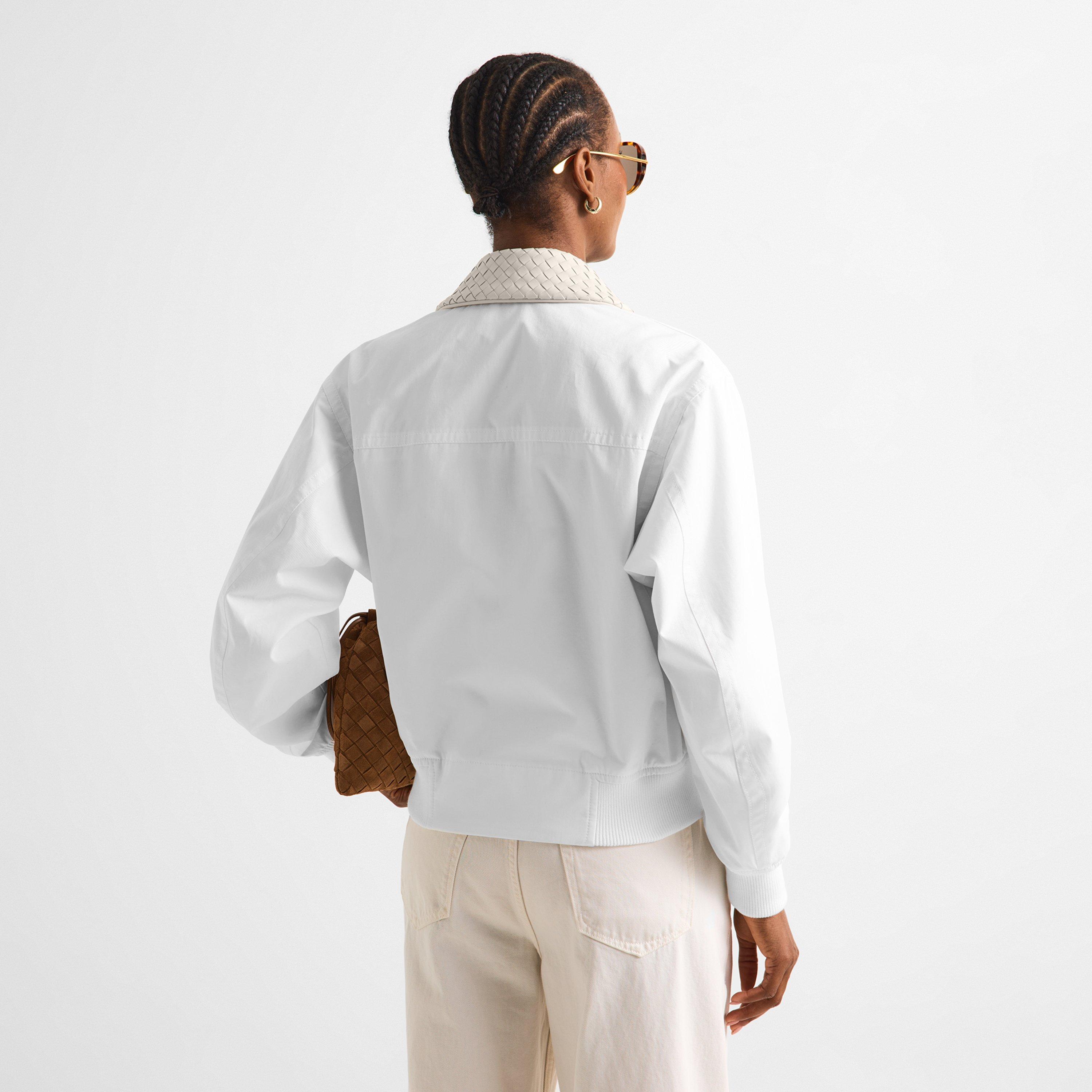 White - Bottega Veneta - BV Cotn Jacket Ld63 - 4