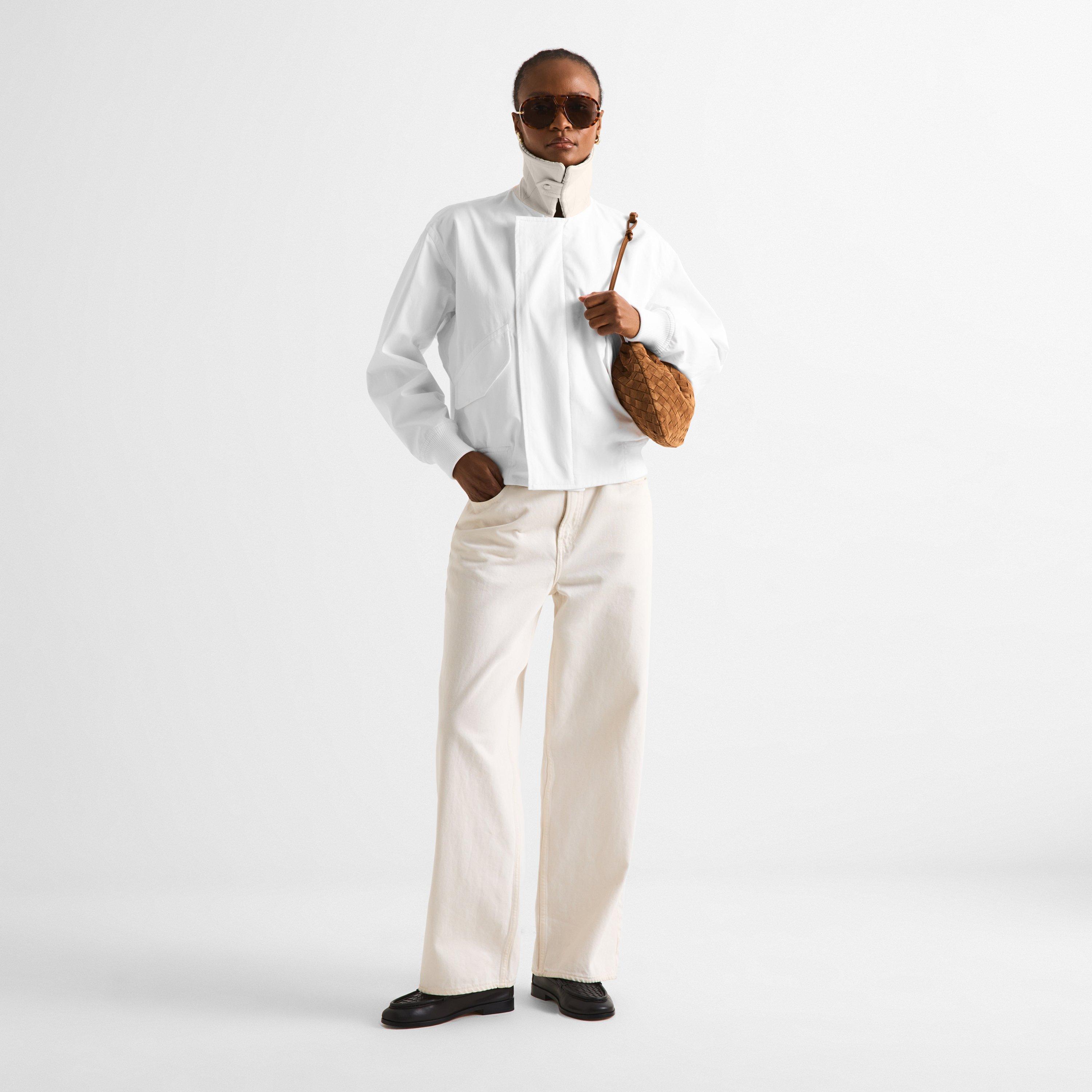 White - Bottega Veneta - BV Cotn Jacket Ld63 - 6
