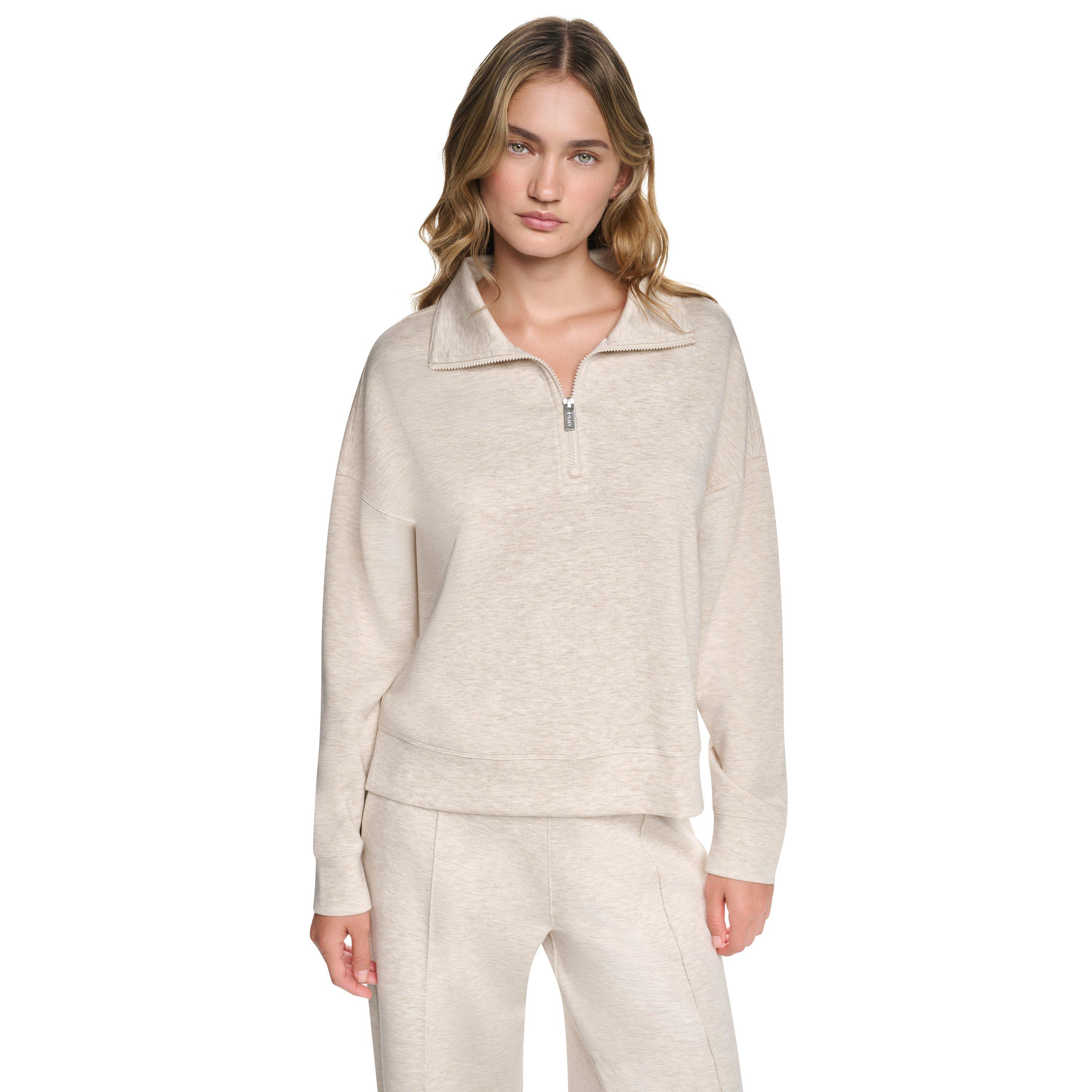 Cortado Heather - DKNY - DKNY MkNk 1/4 Zp Swt Ld64 - 1