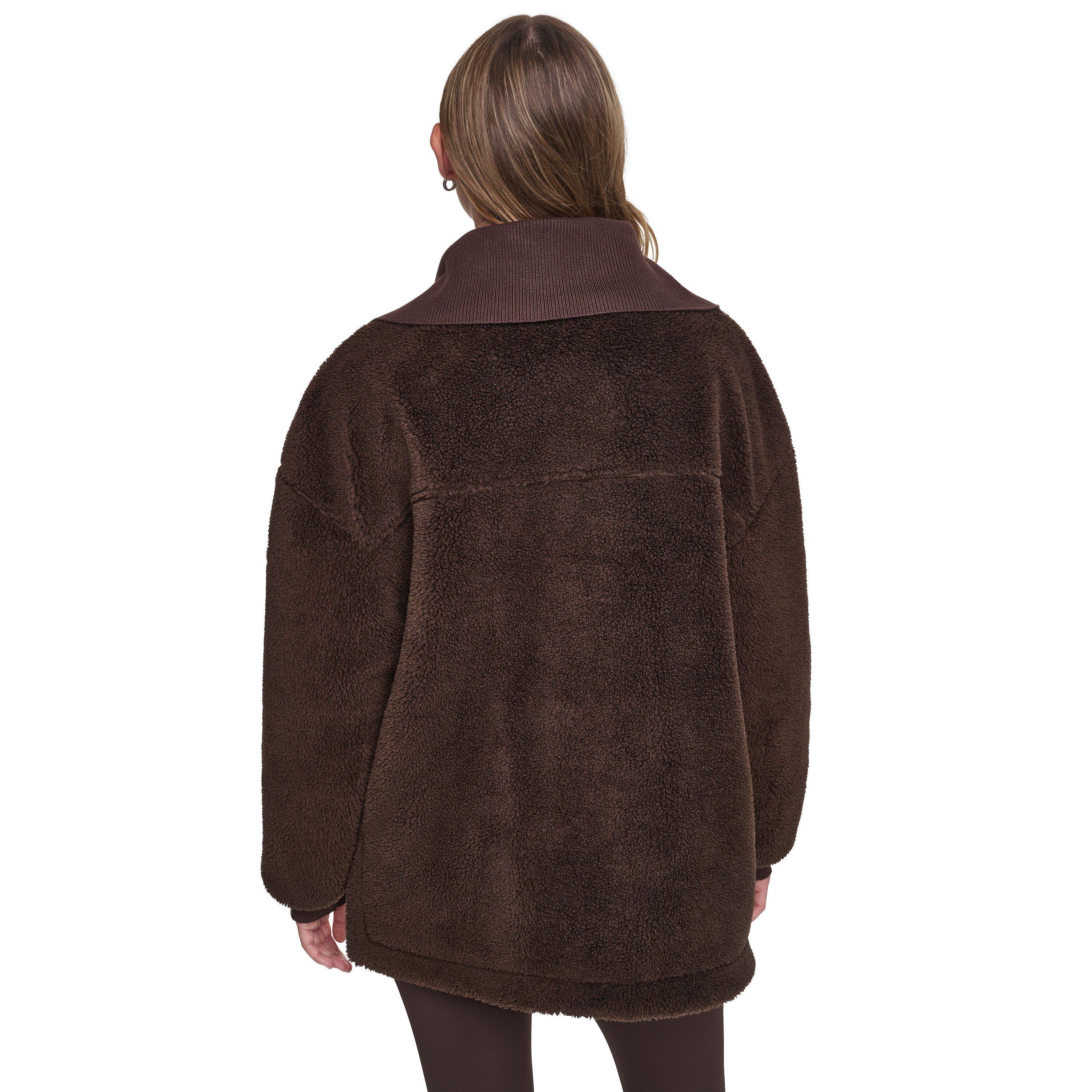 Espresso - DKNY - DKNY FnlNk Shrpa Jkt Ld64 - 3
