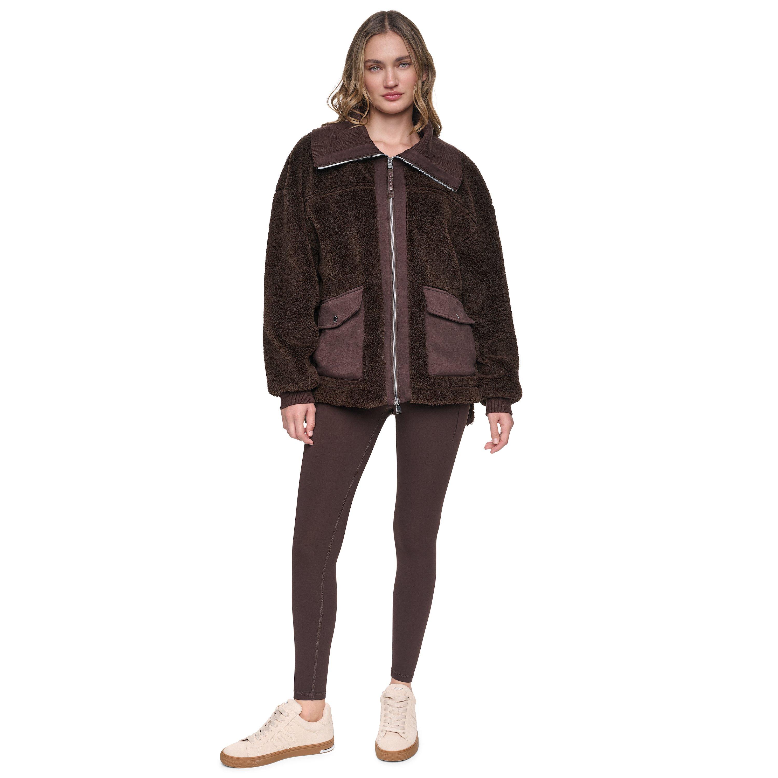 Espresso - DKNY - DKNY FnlNk Shrpa Jkt Ld64 - 4