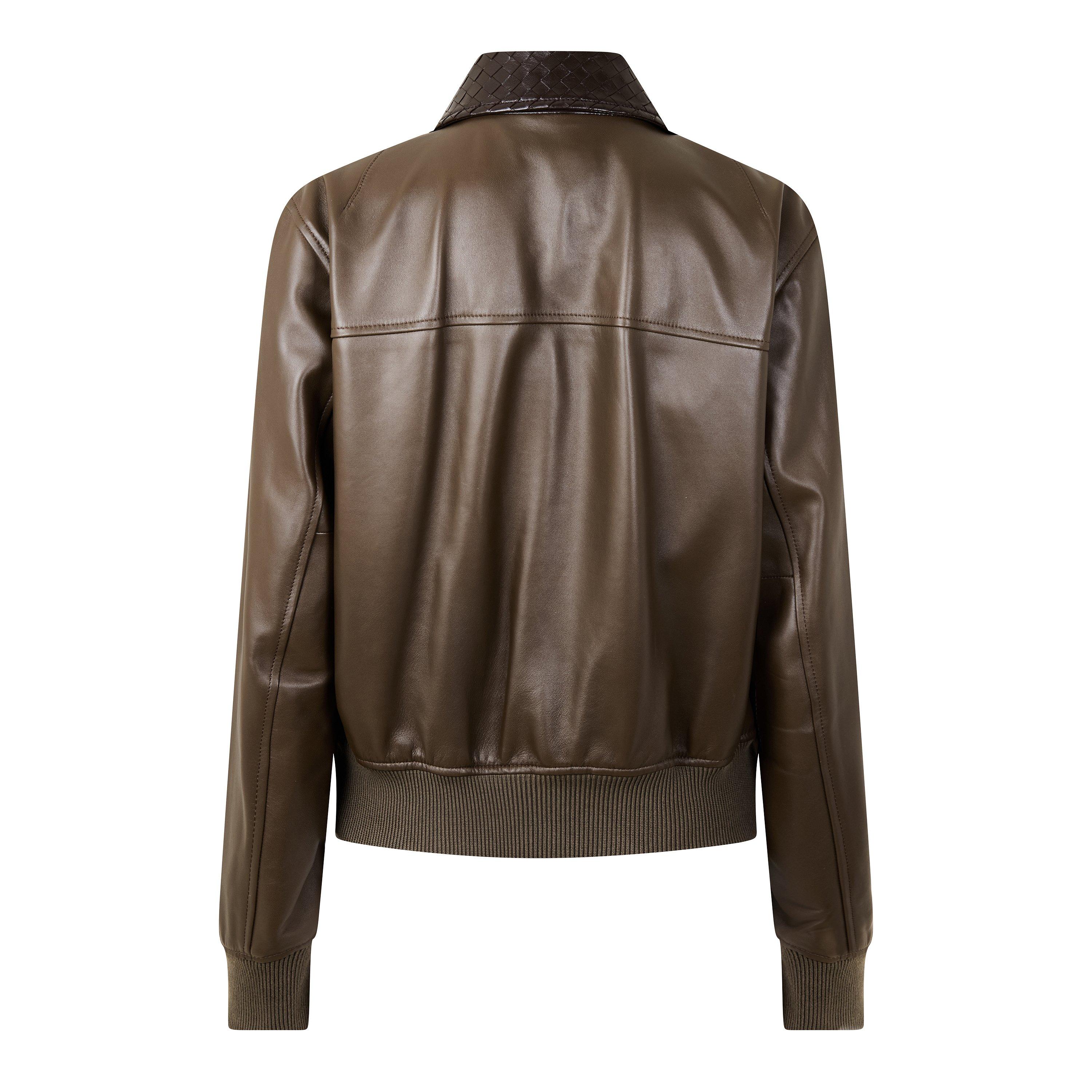 Wader Green - Bottega Veneta - BV Leather Jacket Ld63 - 2