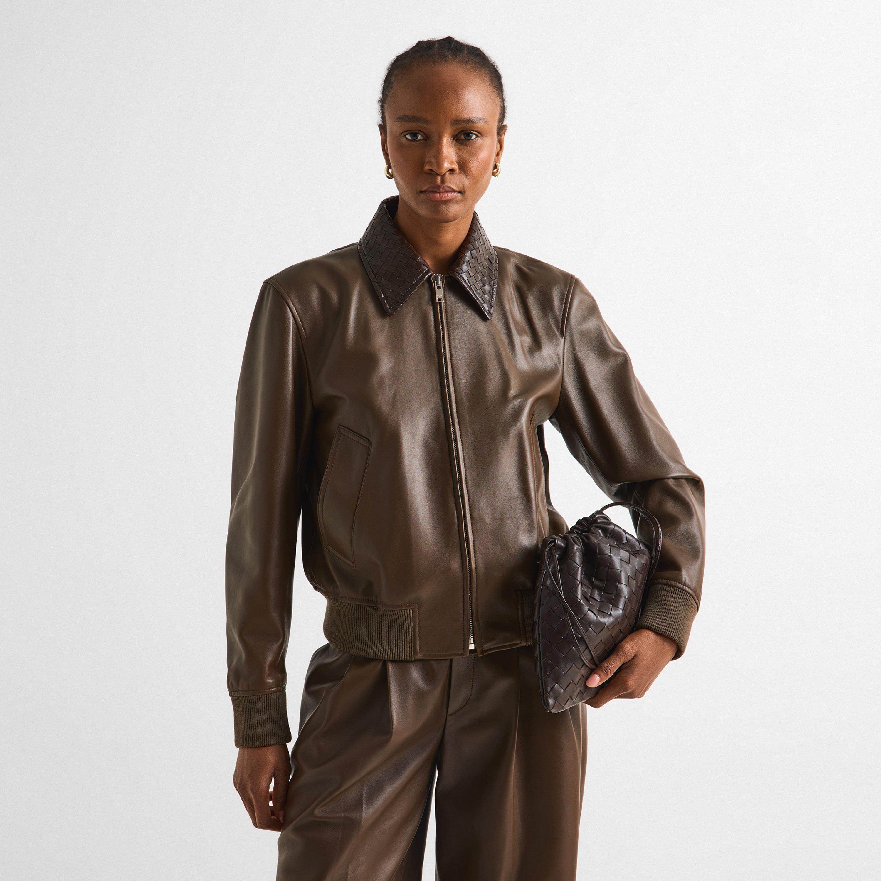 Wader Green - Bottega Veneta - BV Leather Jacket Ld63 - 3