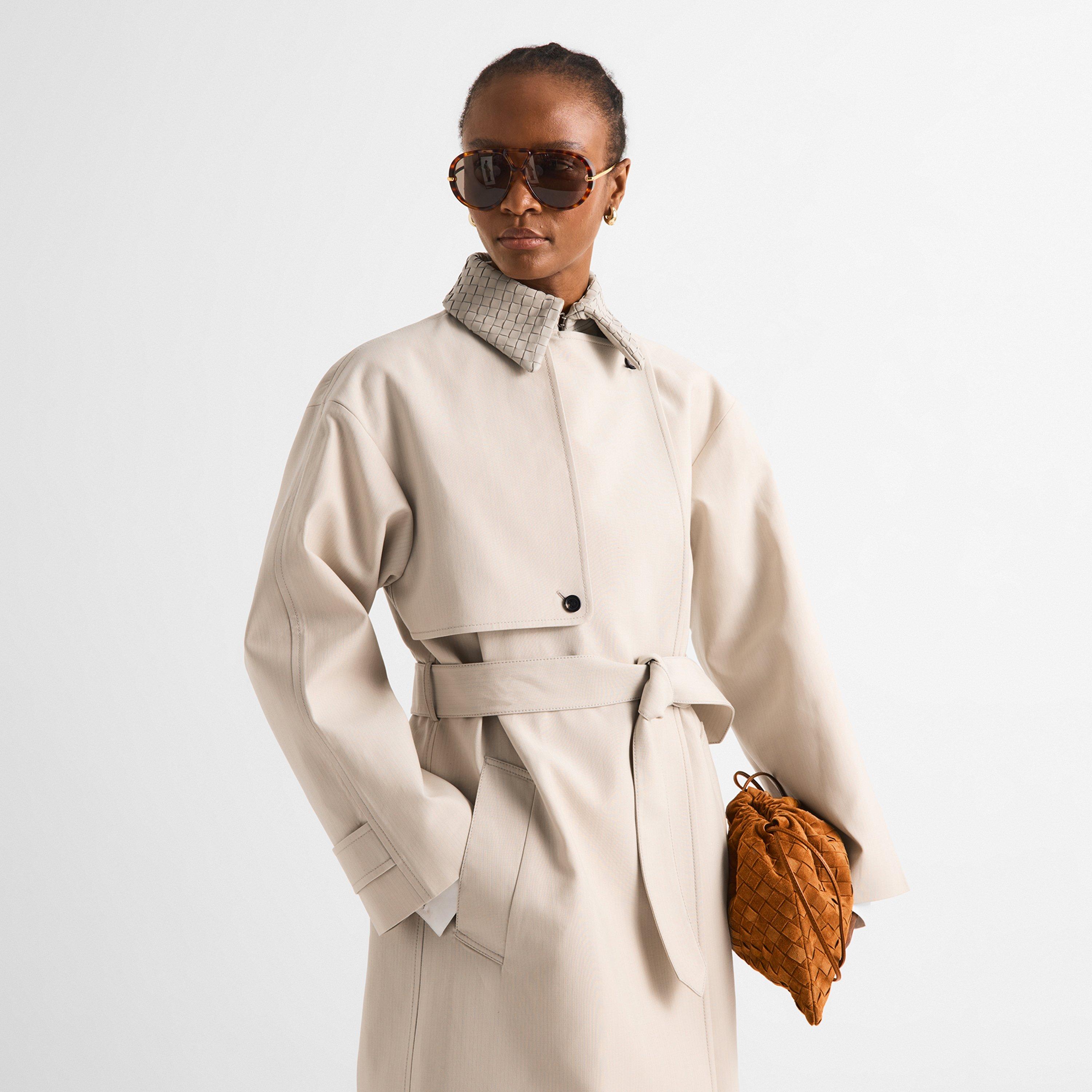 Beige - Bottega Veneta - BV Trench Ld63 - 3