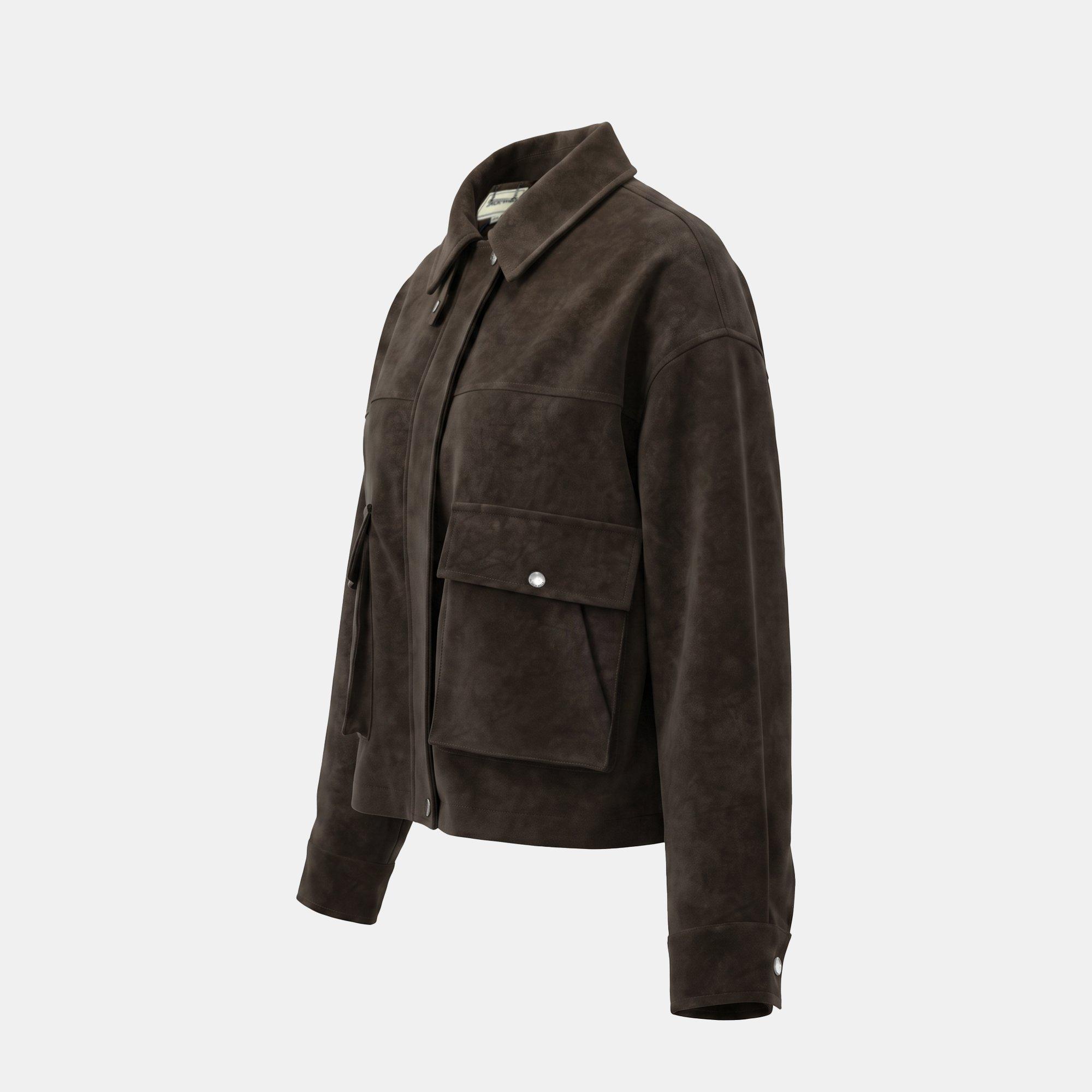 Camel - Jack Wills - JW Suede FN Bomber Ld64 - 3