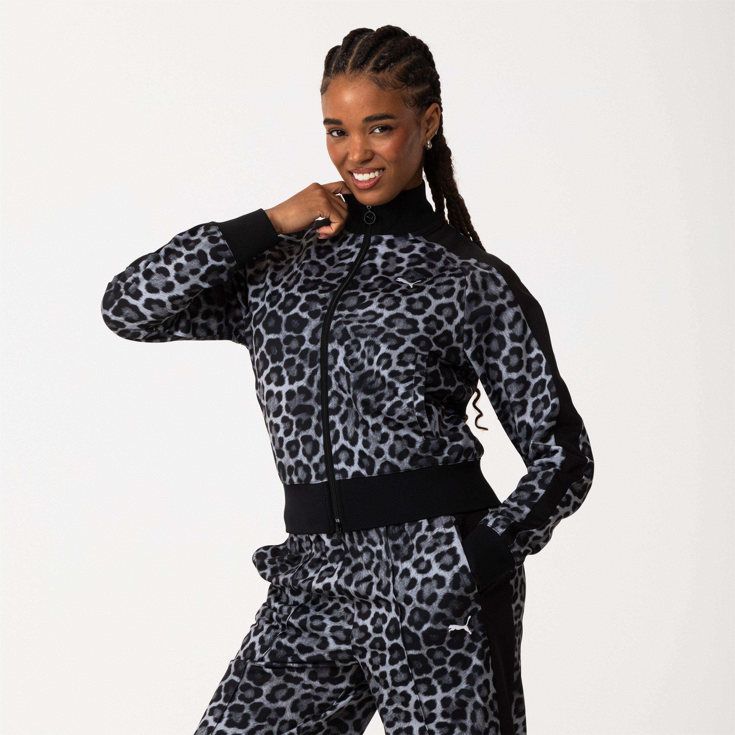 Puma Sudaderas De Leopardo Mujer Puma AOP Tracksuit Jacket Womens
