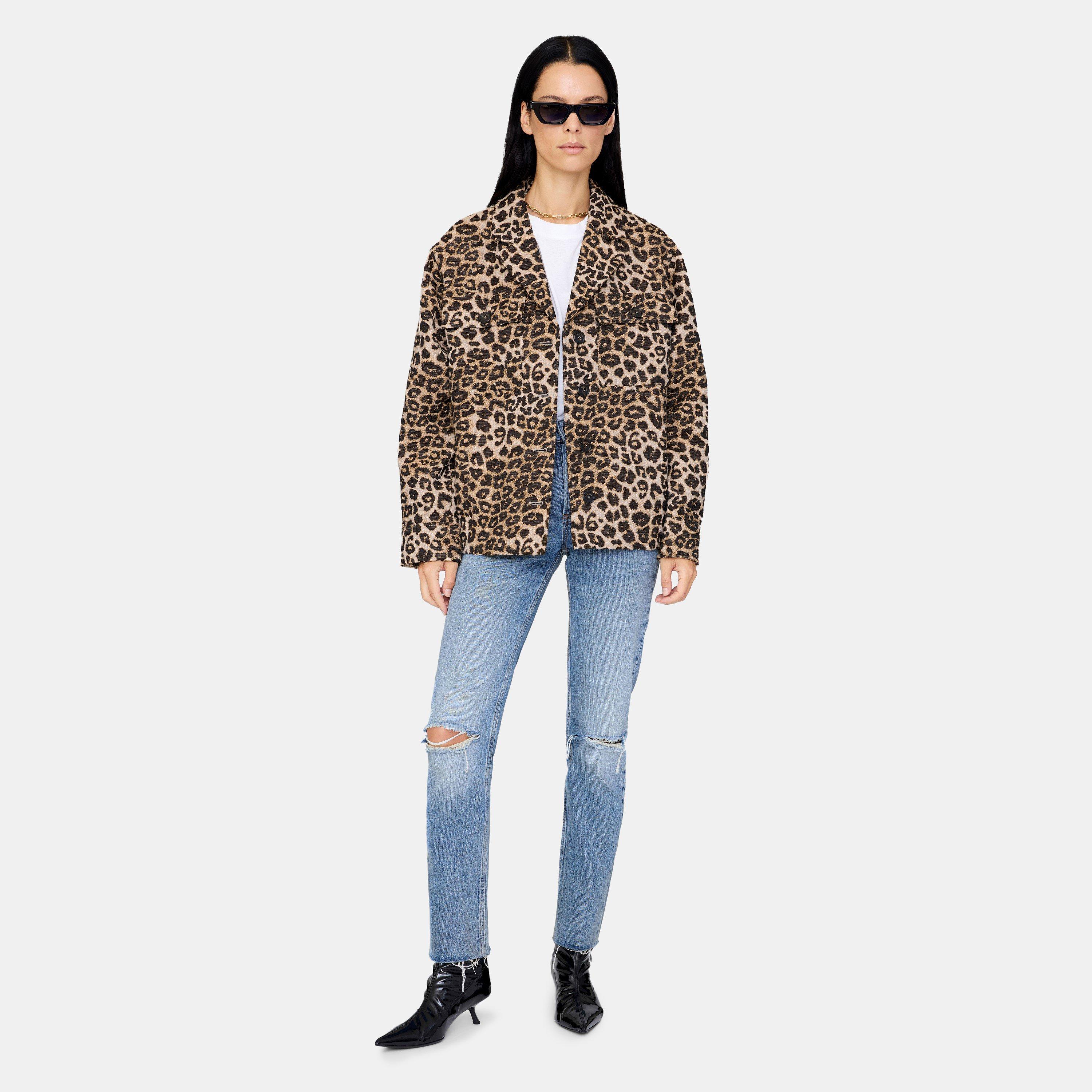 Leopard - Anine Bing - Womens Flynn Jacket - 2