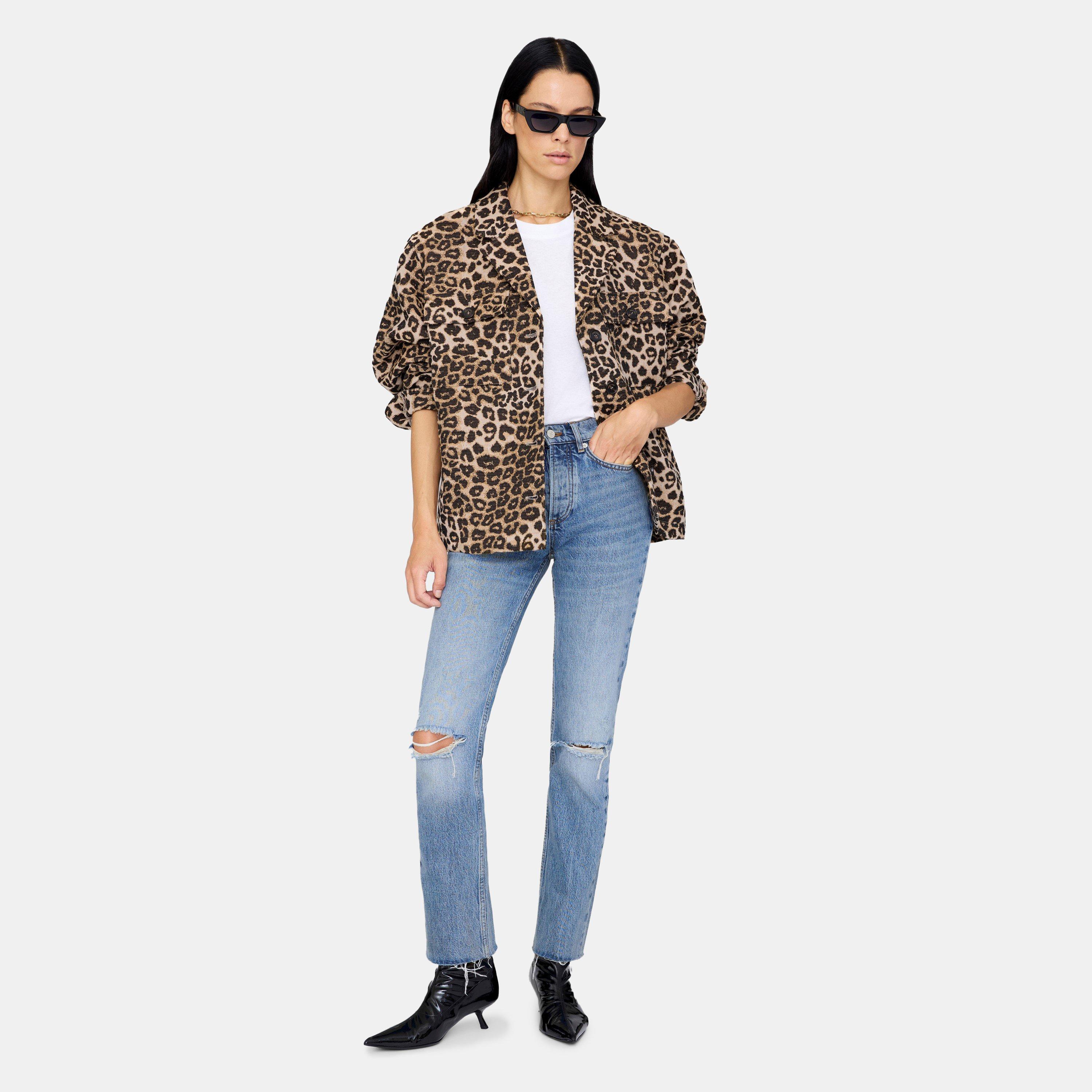 Leopard - Anine Bing - Womens Flynn Jacket - 4