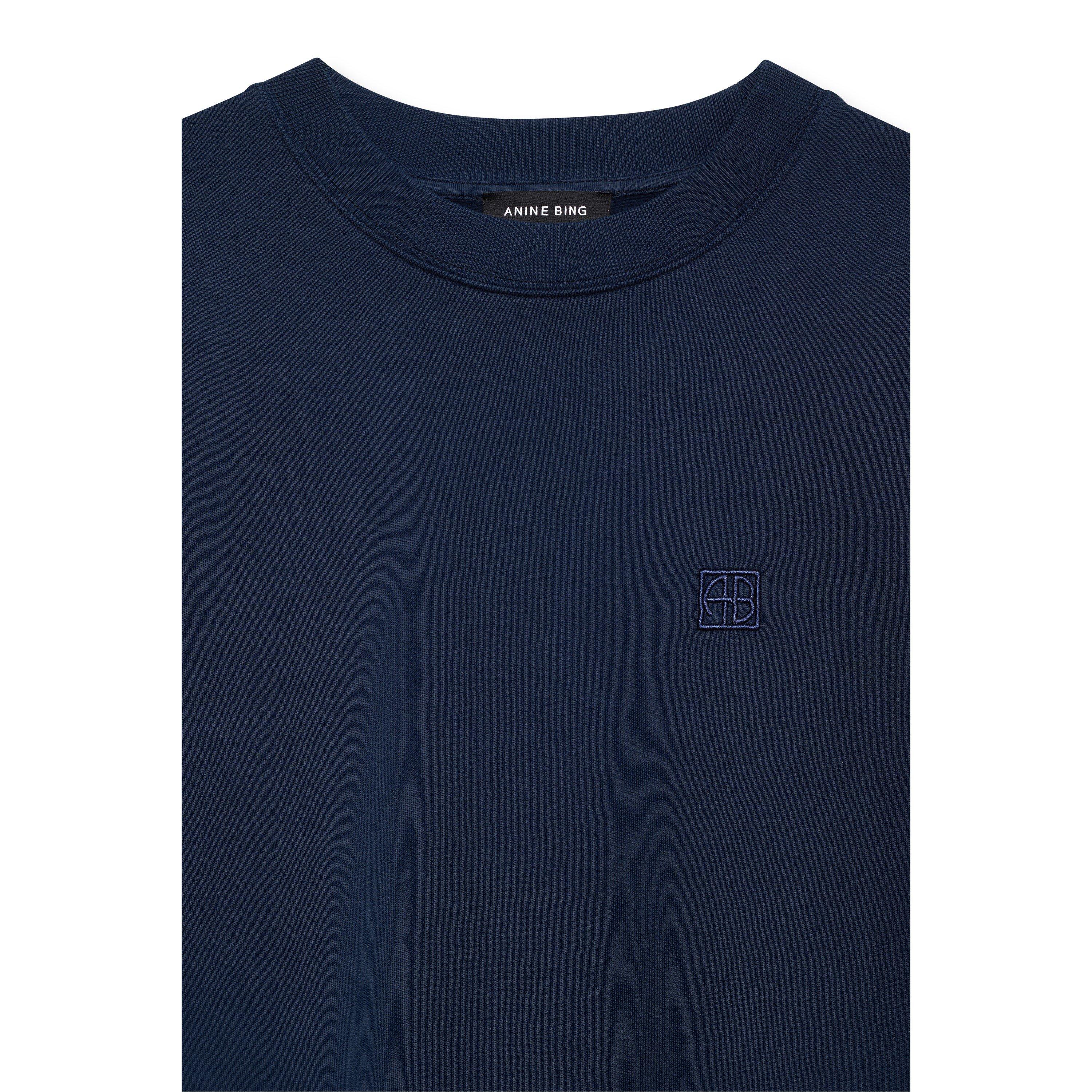 Dark Blue - Anine Bing - Womens Miles Sweatshirt - 4