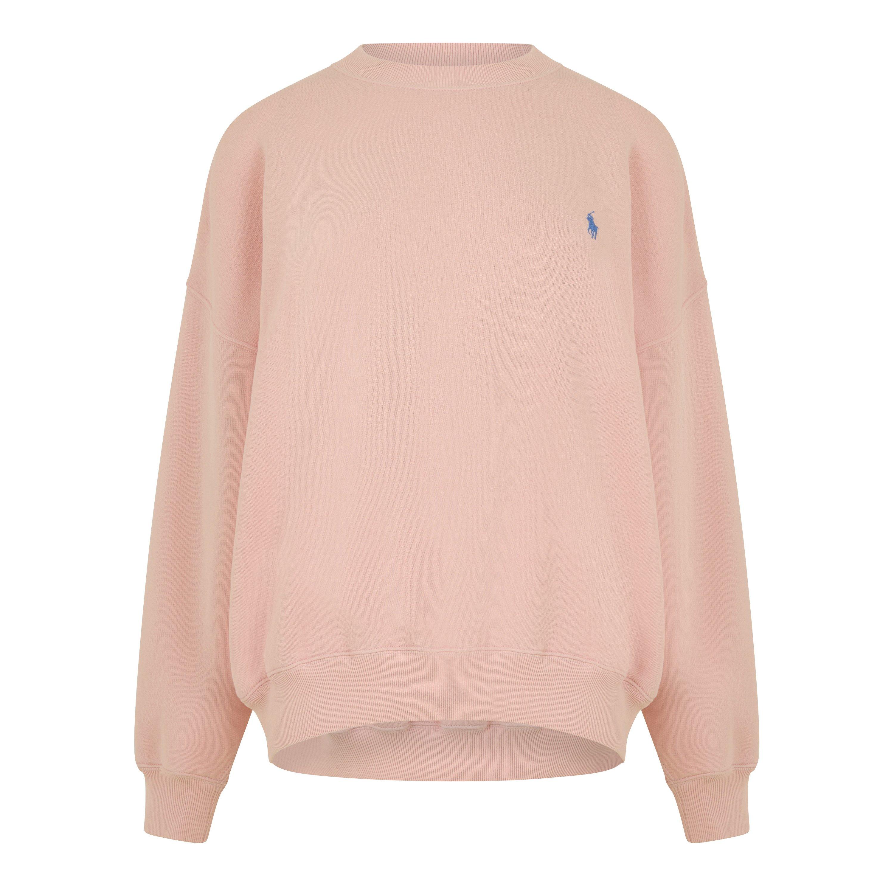 Polo Ralph Lauren Women's Crew Sweatshirt - PINK SAND - Size 8 (XS)