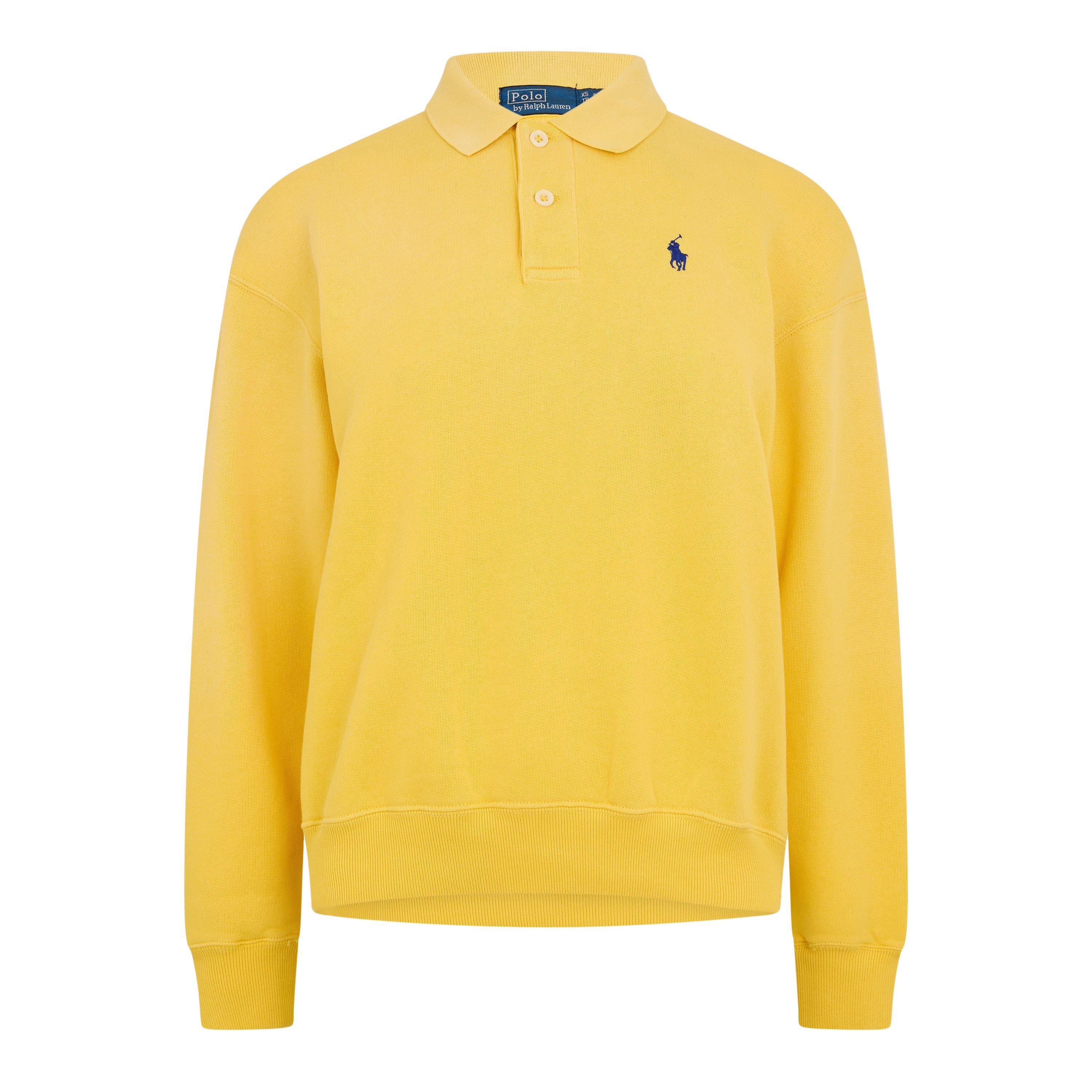 COLLEGE YELLOW - Polo Ralph Lauren - Women's Long Sleeve Crew Sweatshirt - 1