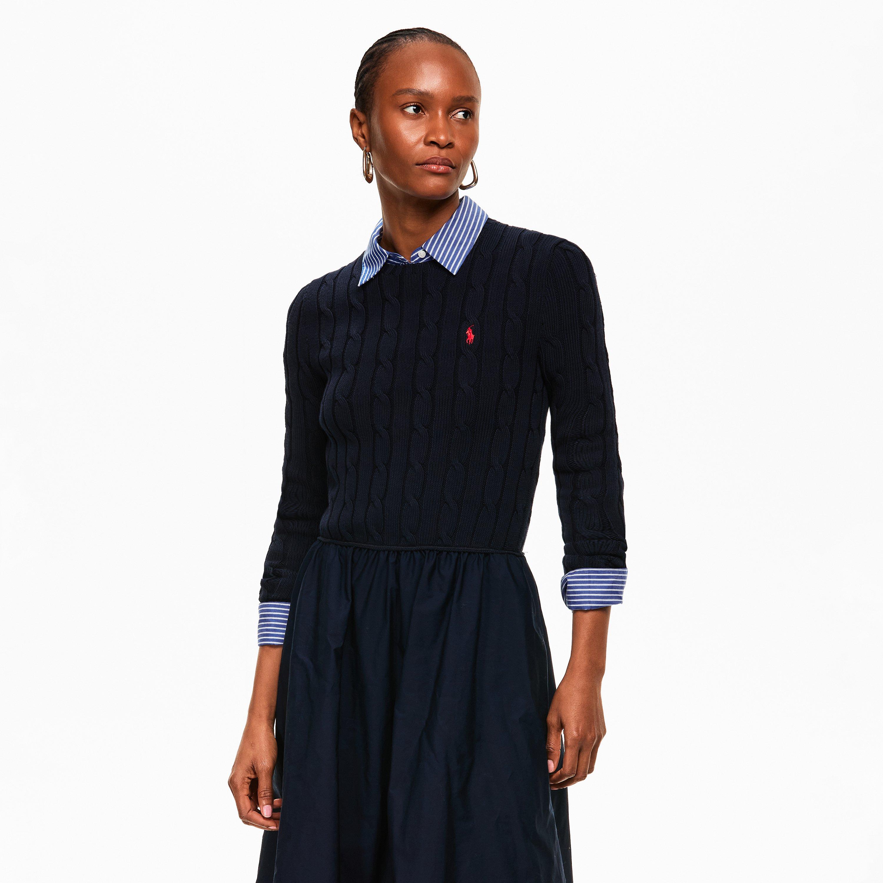 HUNTER NAVY - Polo Ralph Lauren - Polo Knit Dress Ld61 - 3
