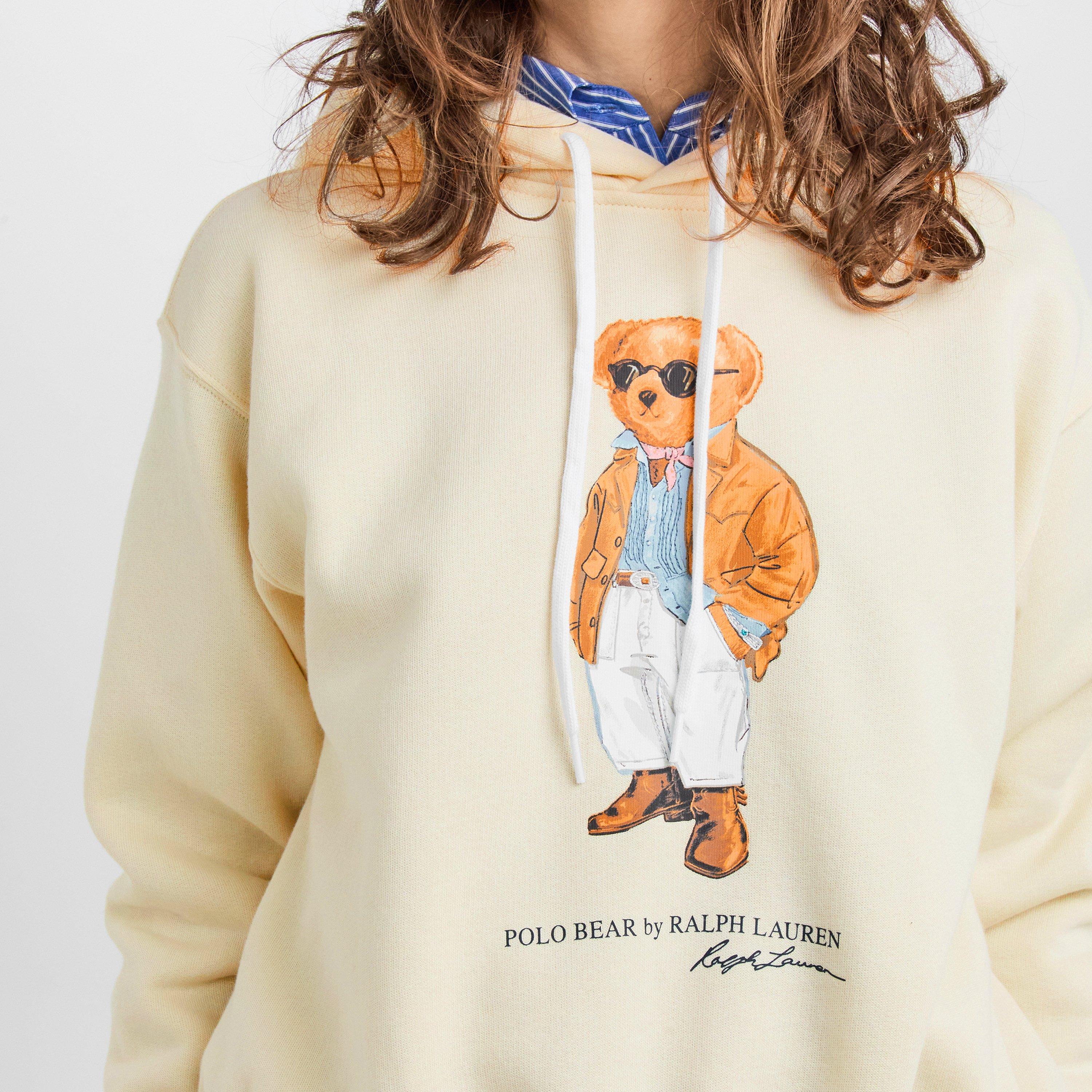 PARCHMENT CREAM - Polo Ralph Lauren - Women's Bear Pull Over Hoodie - 5