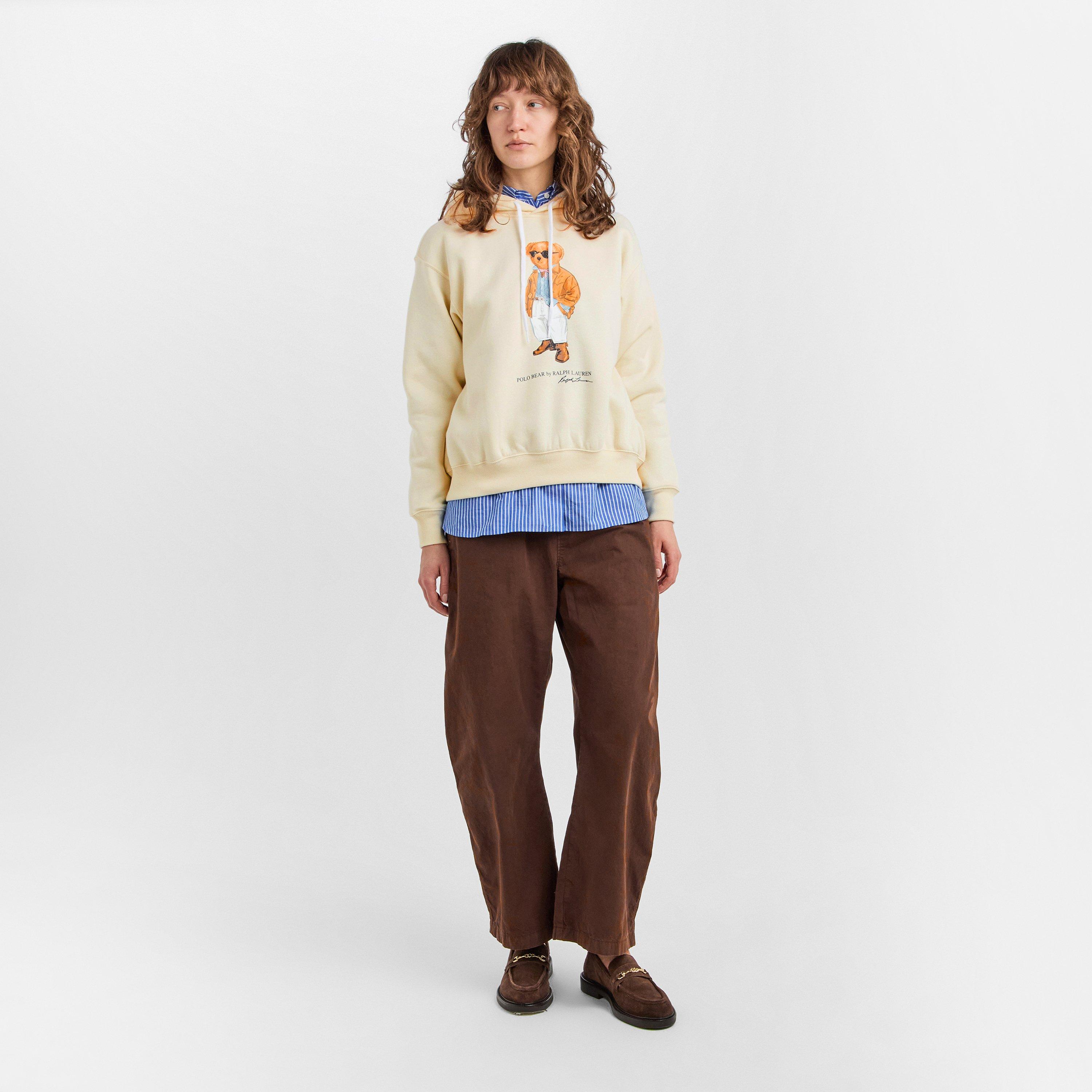 PARCHMENT CREAM - Polo Ralph Lauren - Women's Bear Pull Over Hoodie - 6