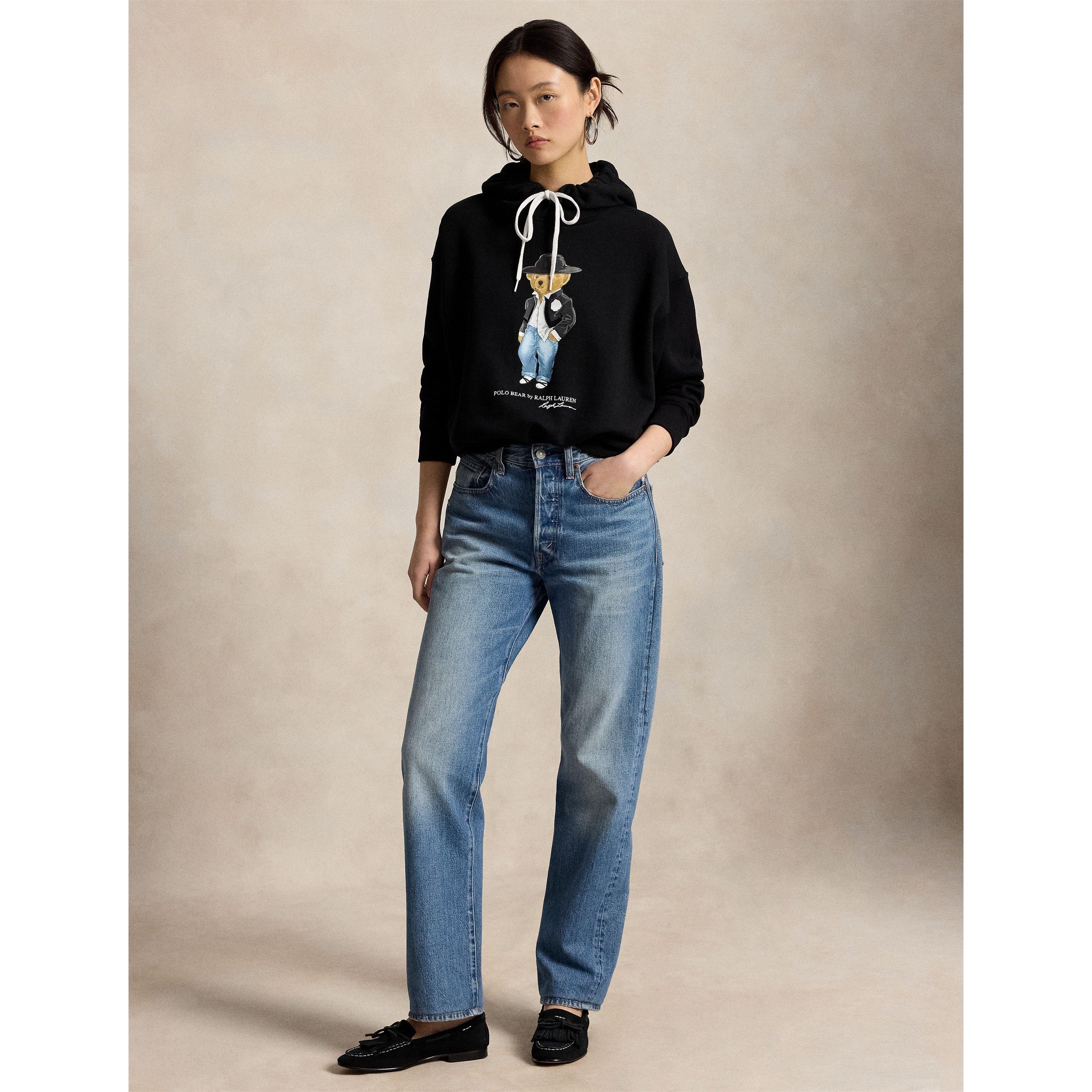 Polo Black - Polo Ralph Lauren - Women's Bear Pull Over Hoodie - 5