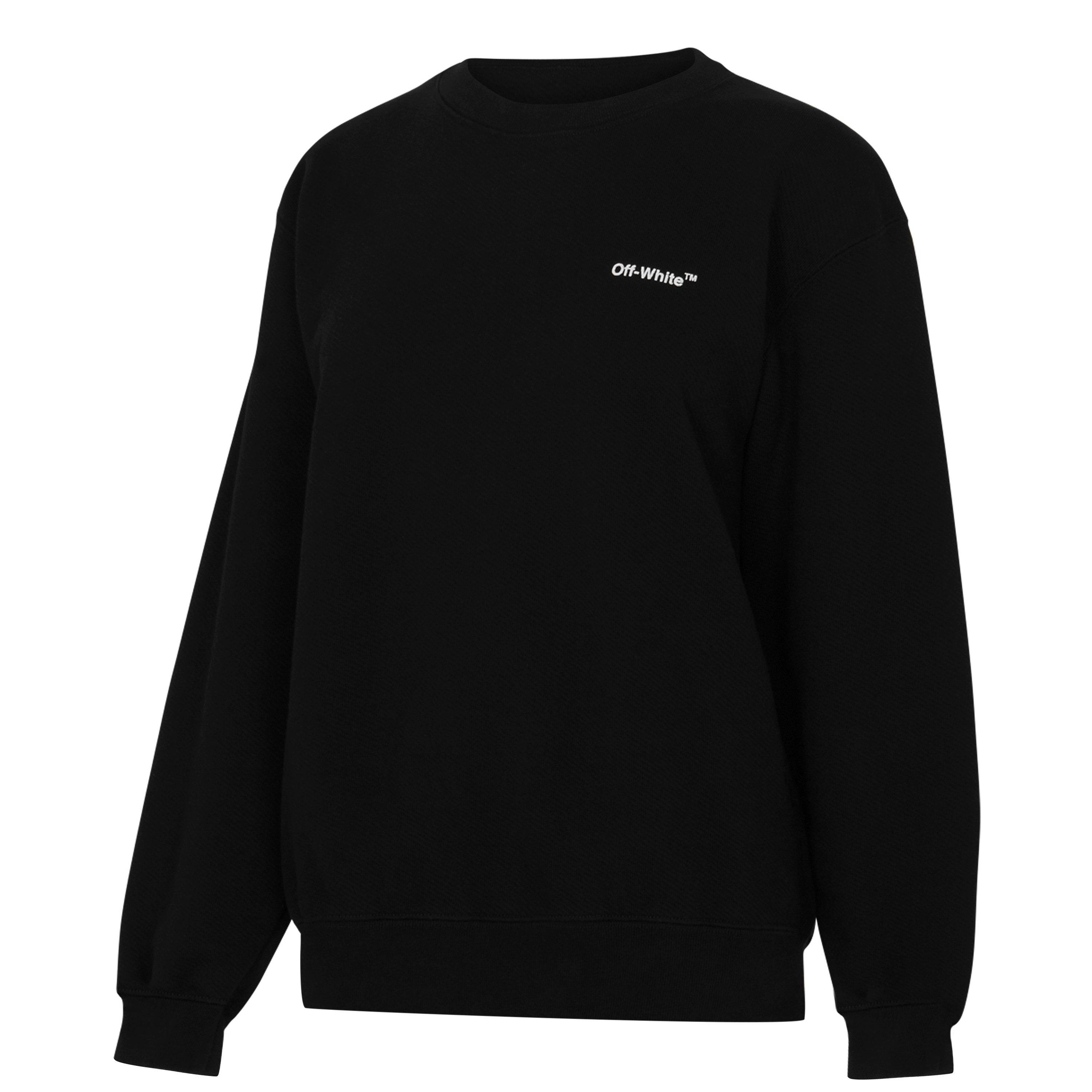 Off White Diag Regular Crewneck Sweatshirt Crew Sweaters USC