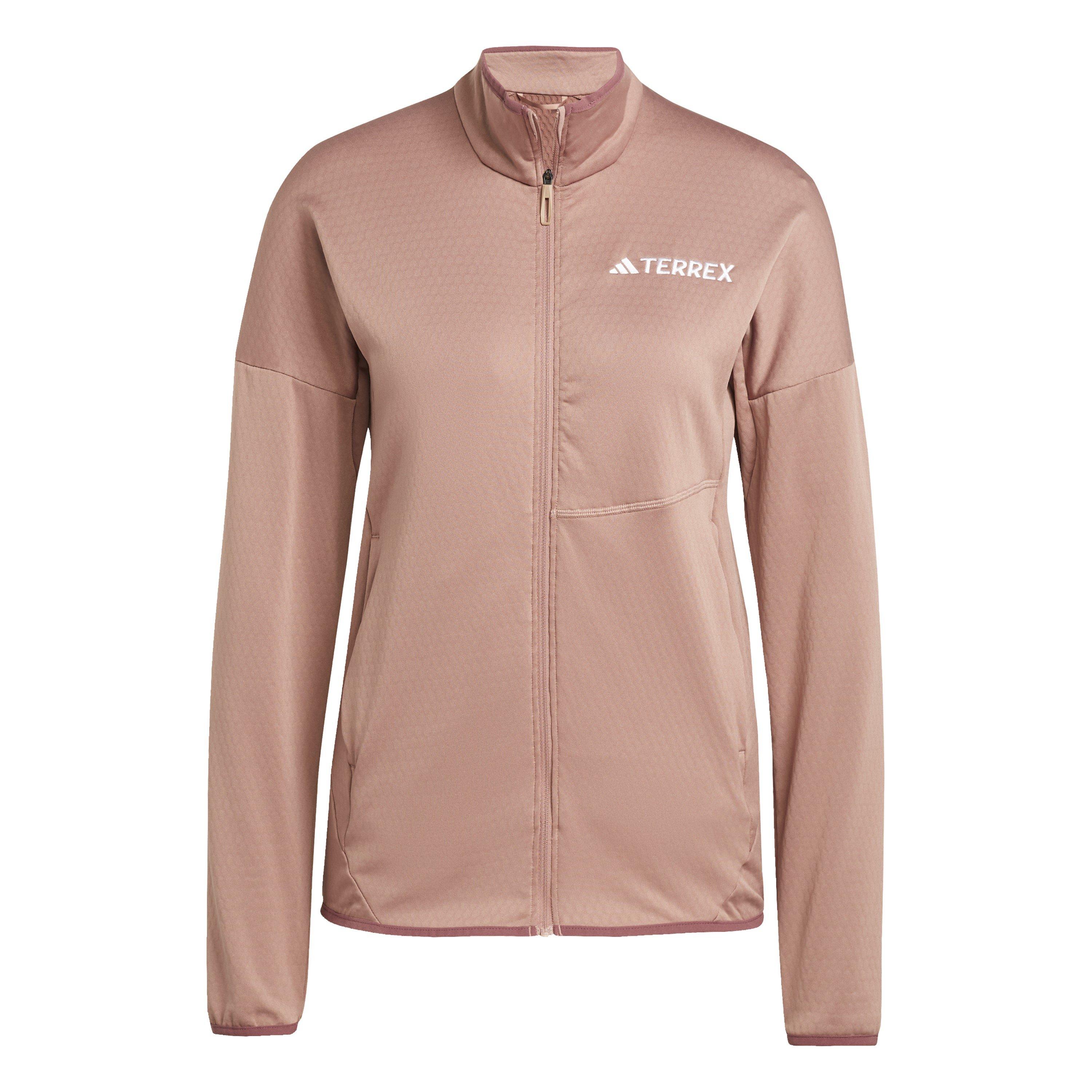 Adidas Women's Sportswear Badge Of Sport Logo Tracksuit - Warm Clay - 12 (M)