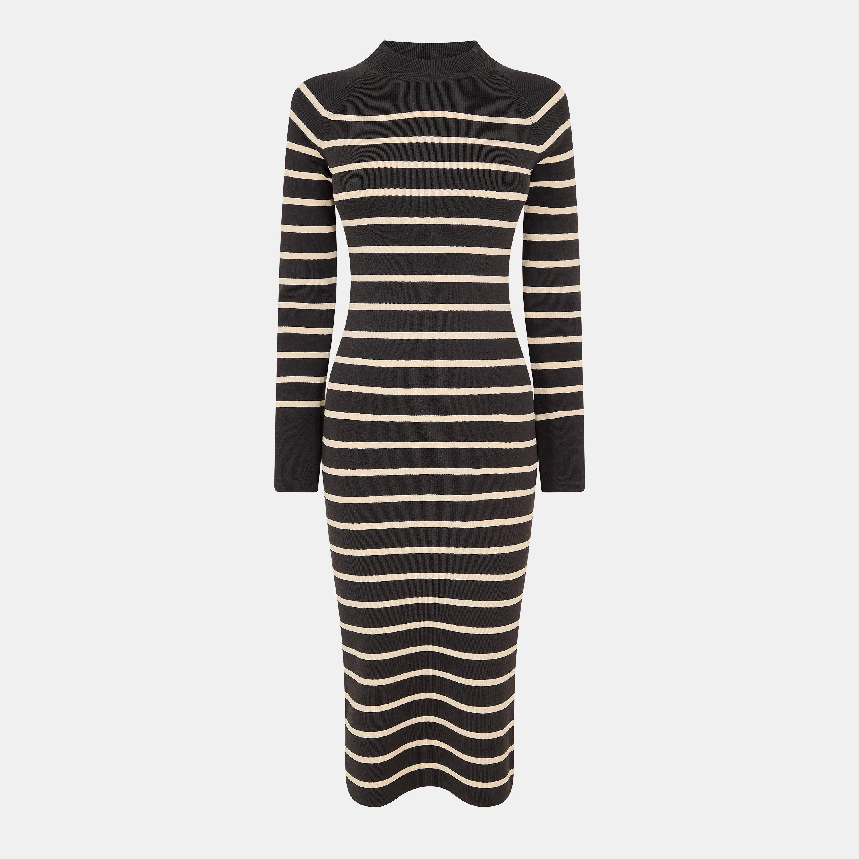 Moonless Cream - French Connection - Women's Milena Knitted Jumper Dress - 1