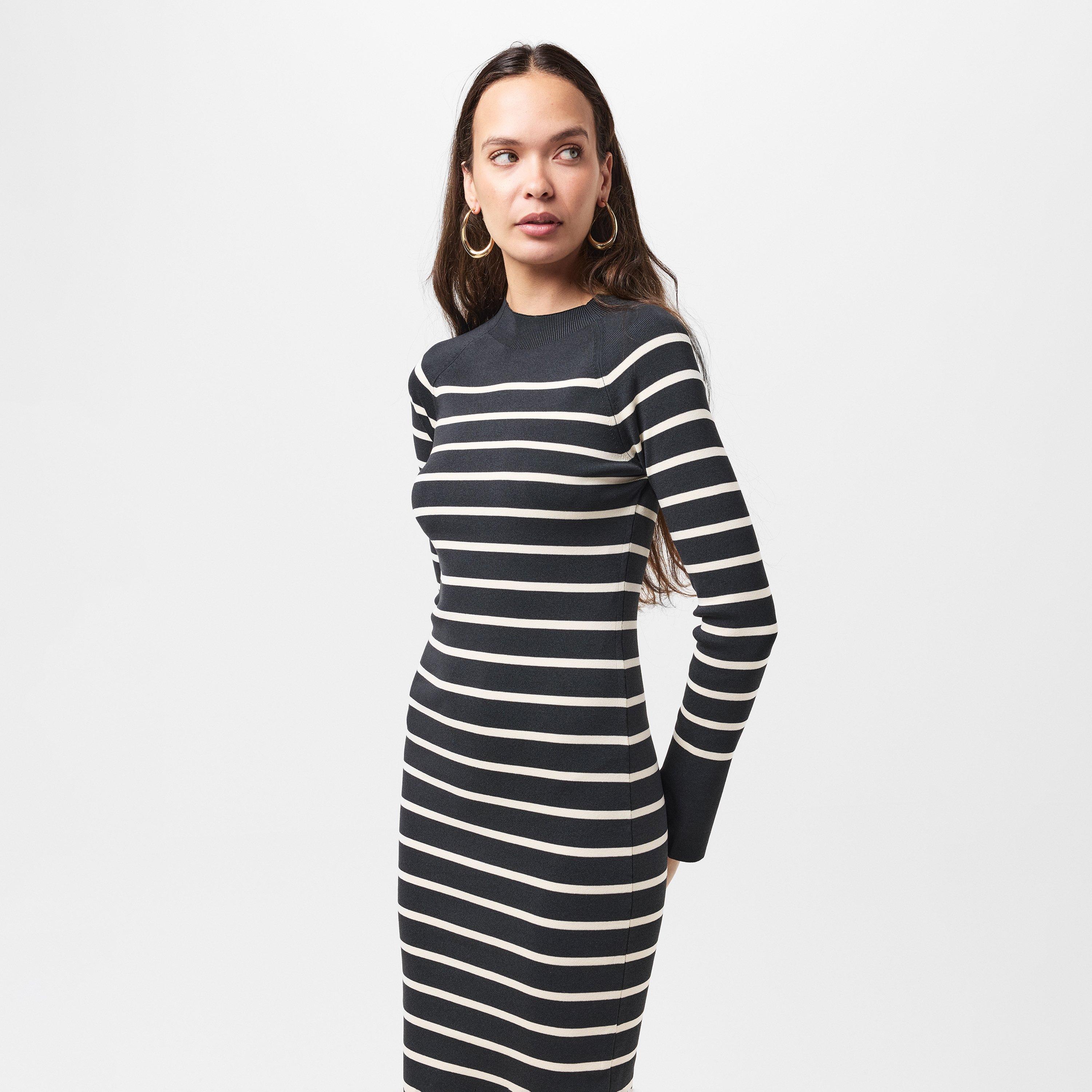 Moonless Cream - French Connection - Women's Milena Knitted Jumper Dress - 3