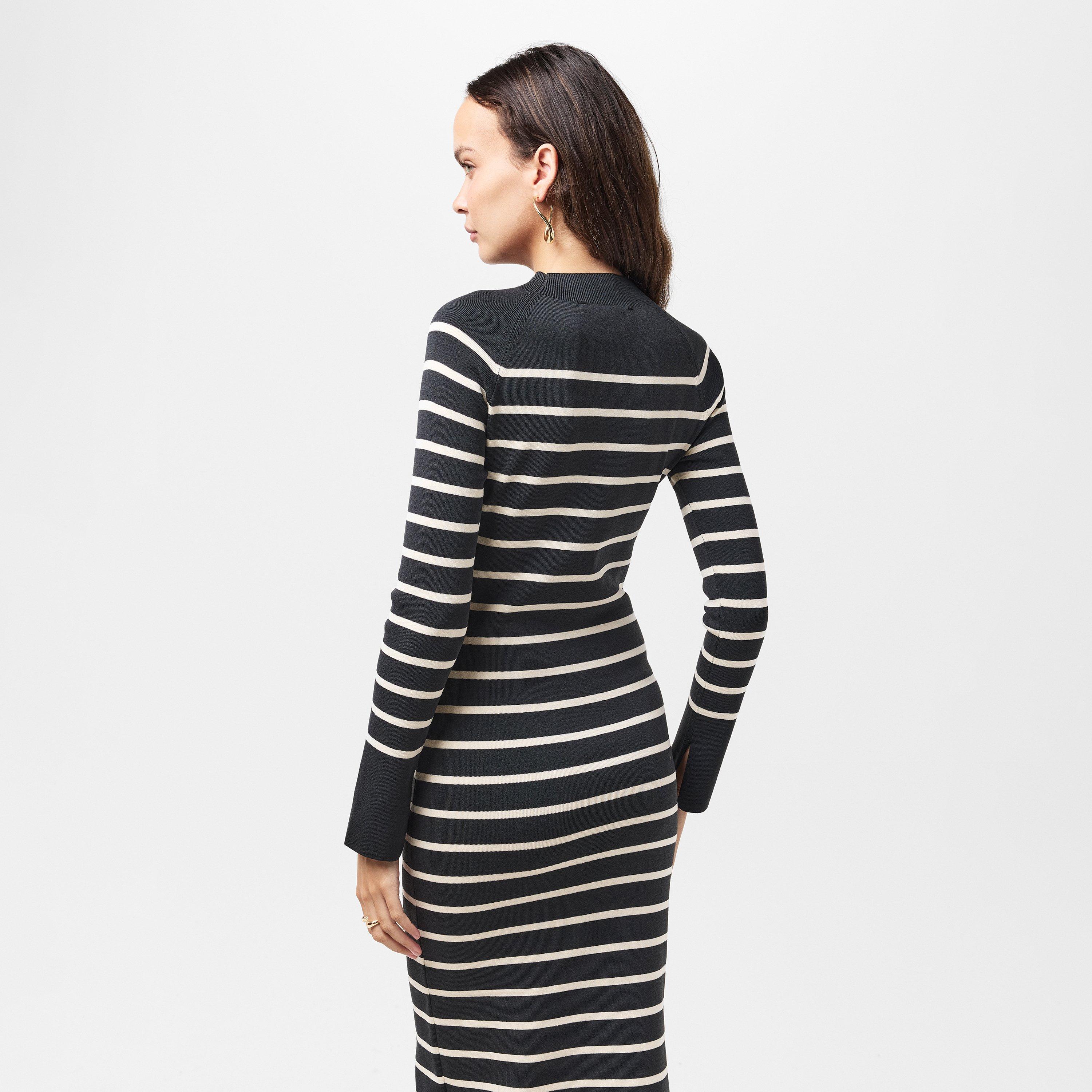 Moonless Cream - French Connection - Women's Milena Knitted Jumper Dress - 4