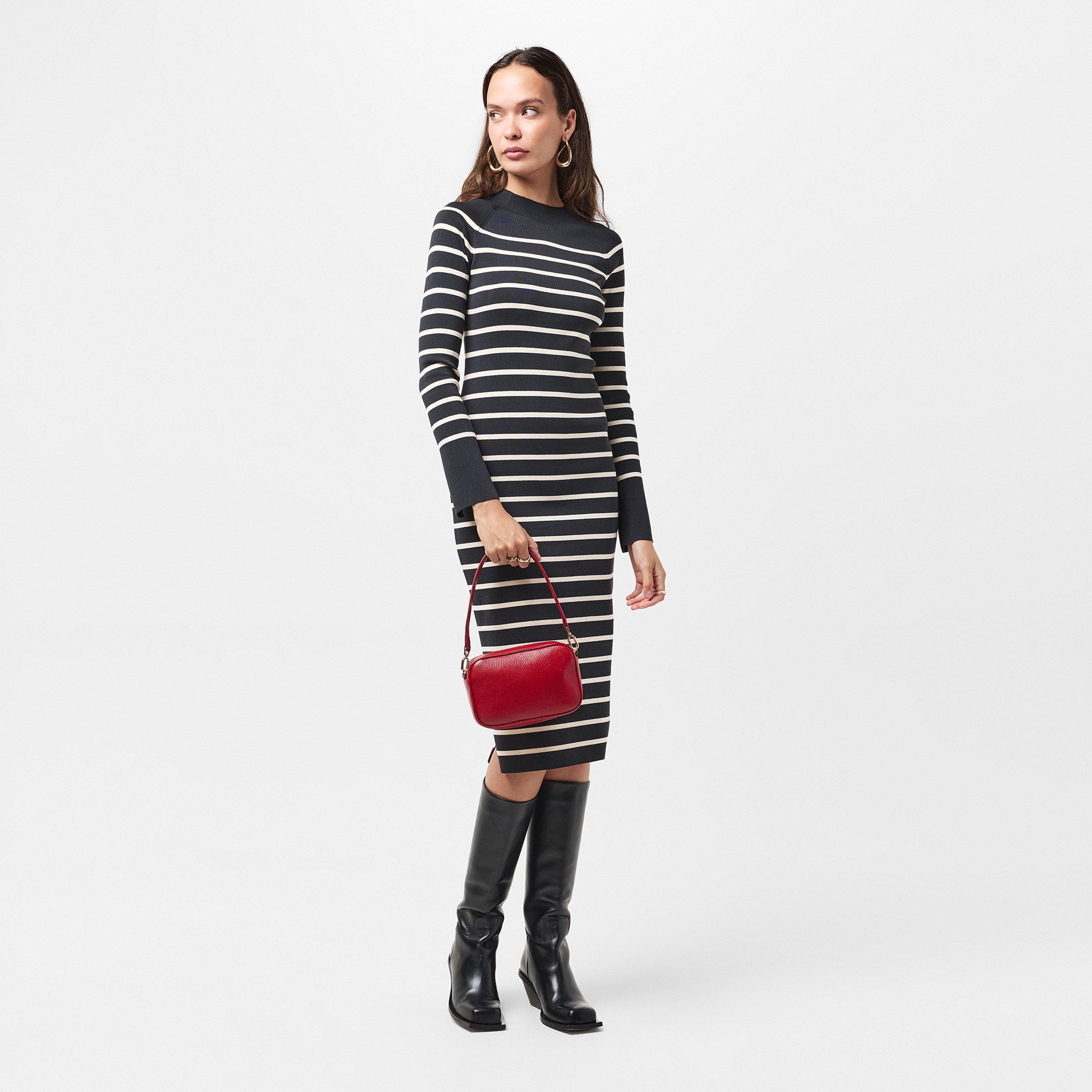 Moonless Cream - French Connection - Women's Milena Knitted Jumper Dress - 6