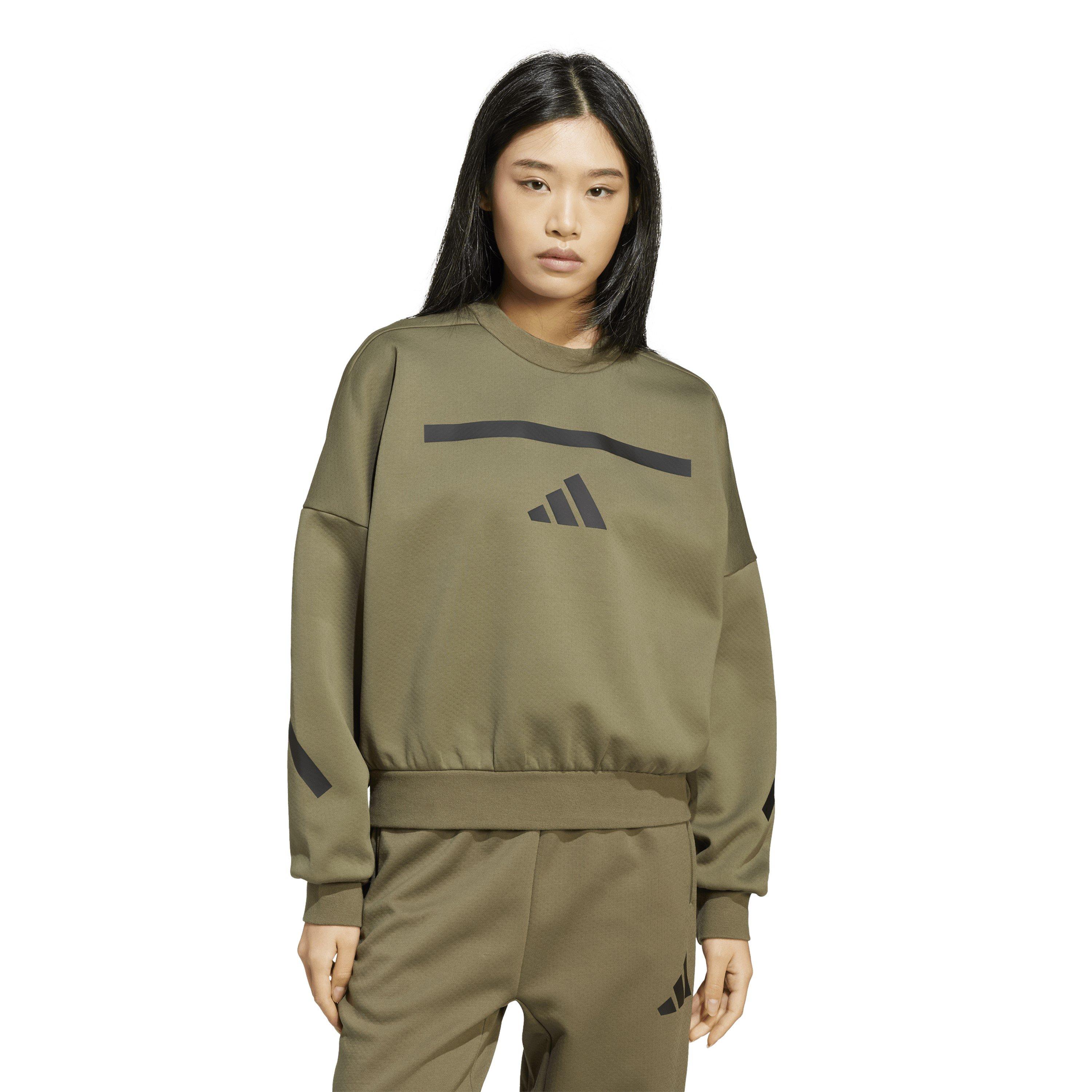 Olive Strata - adidas - Z.N.E. Sweatshirt - 2