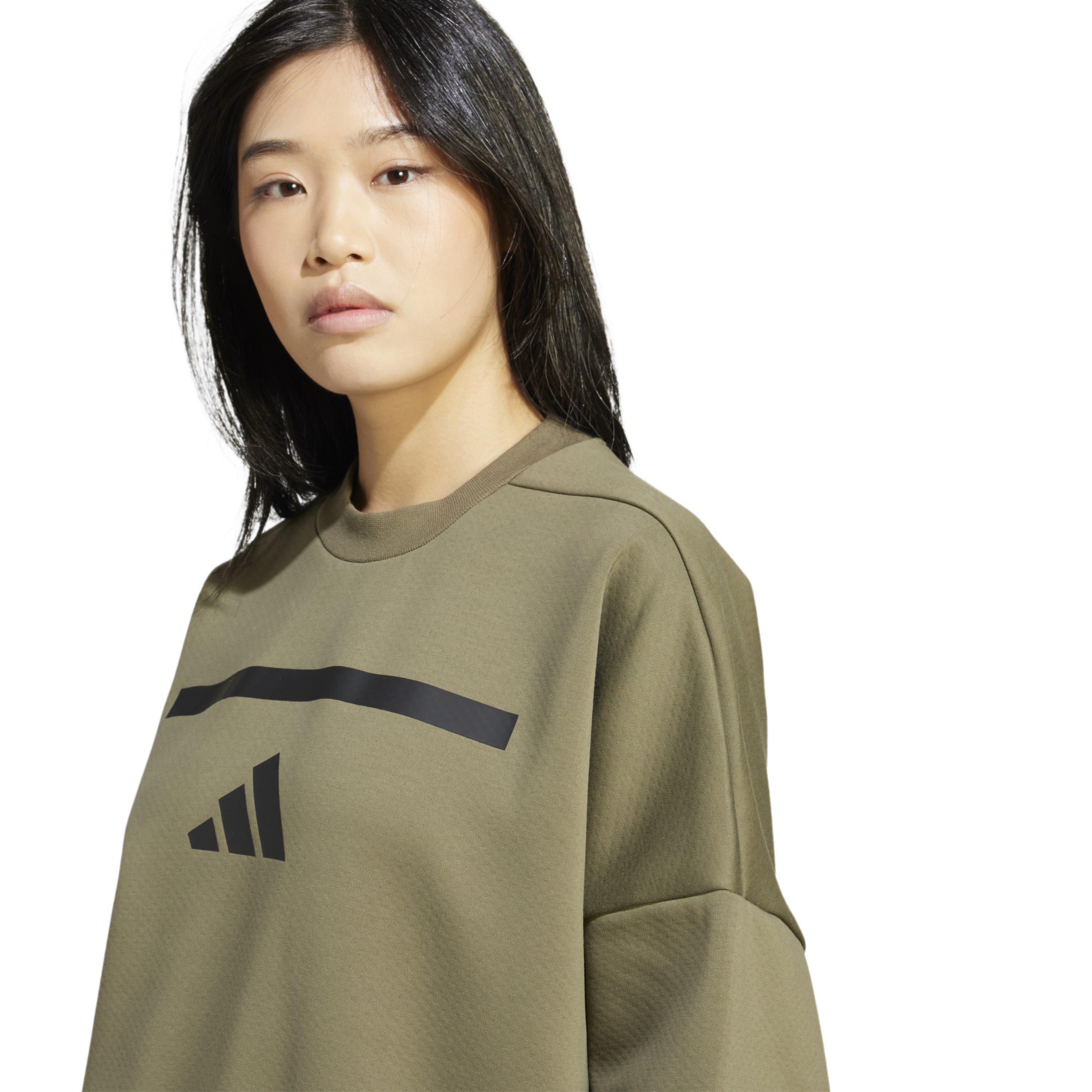 Olive Strata - adidas - Z.N.E. Sweatshirt - 5