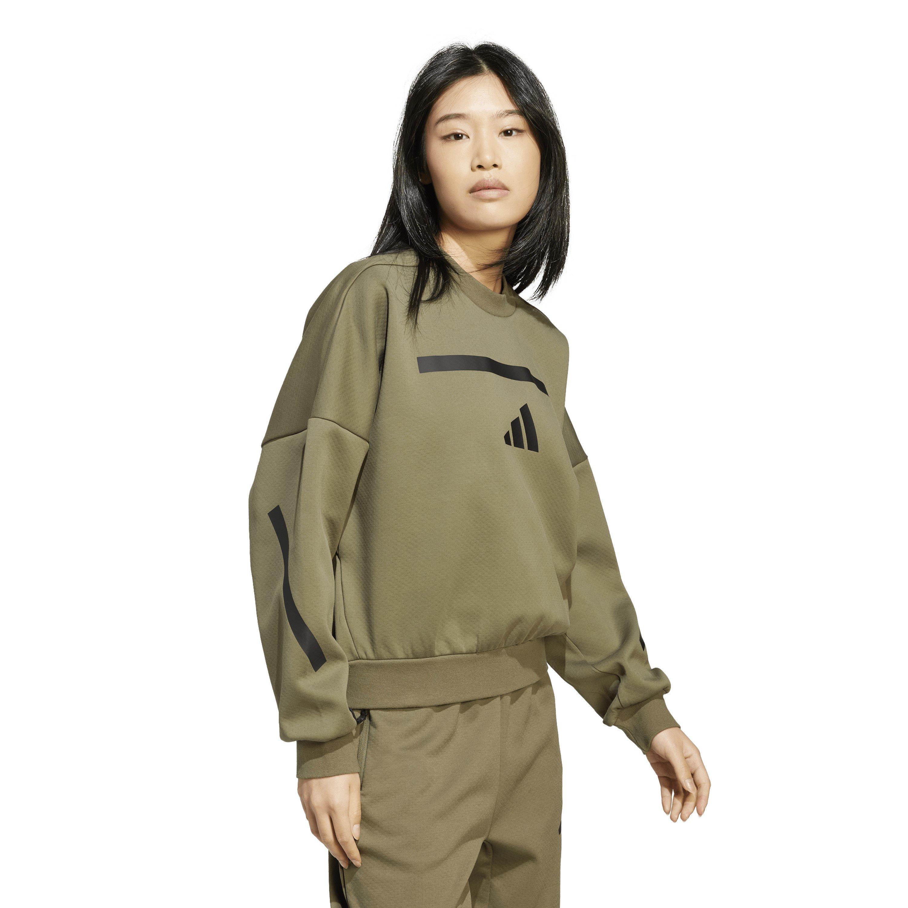 Olive Strata - adidas - Z.N.E. Sweatshirt - 6