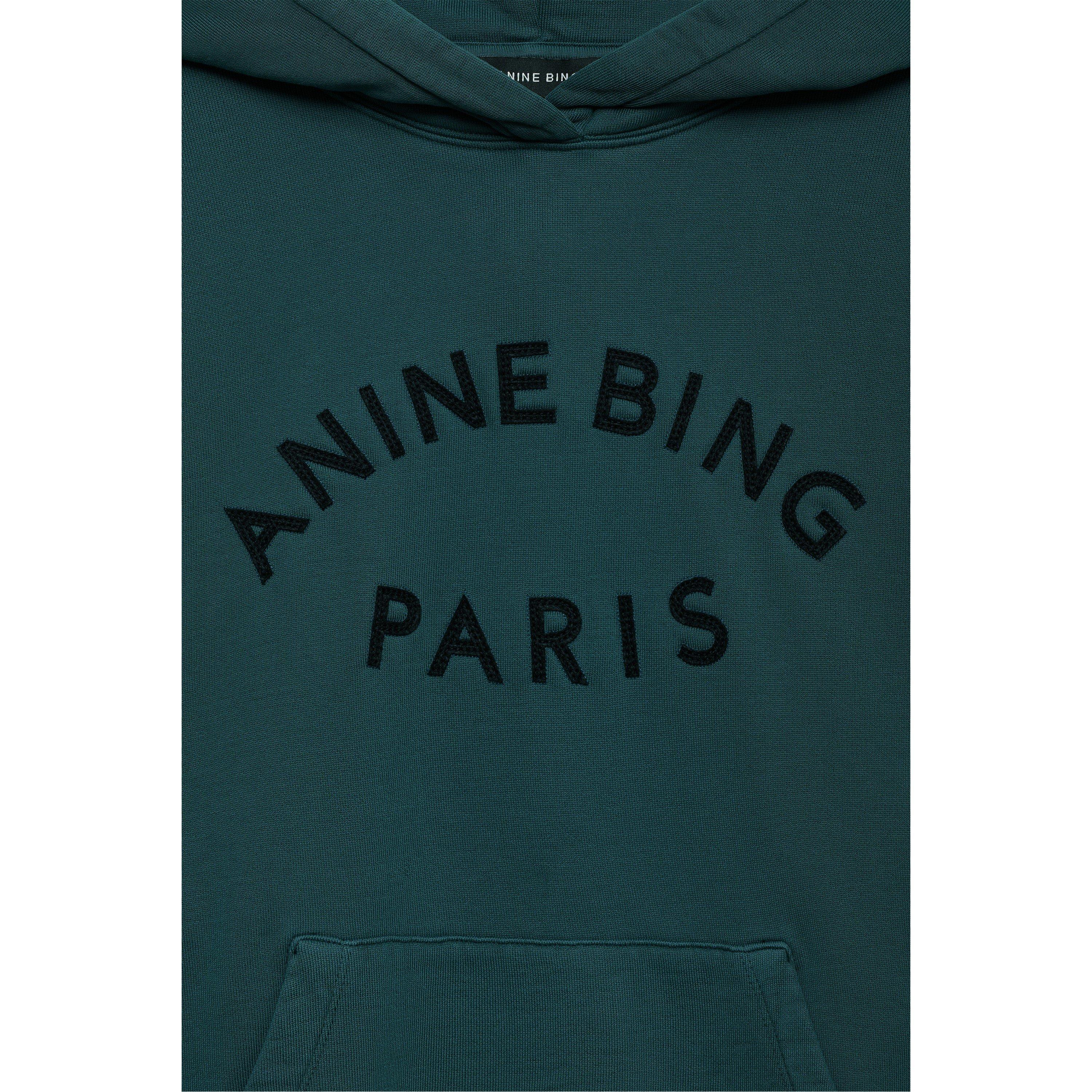 Dark Teal - Anine Bing - Womens Harvey Sweatshirt - 4
