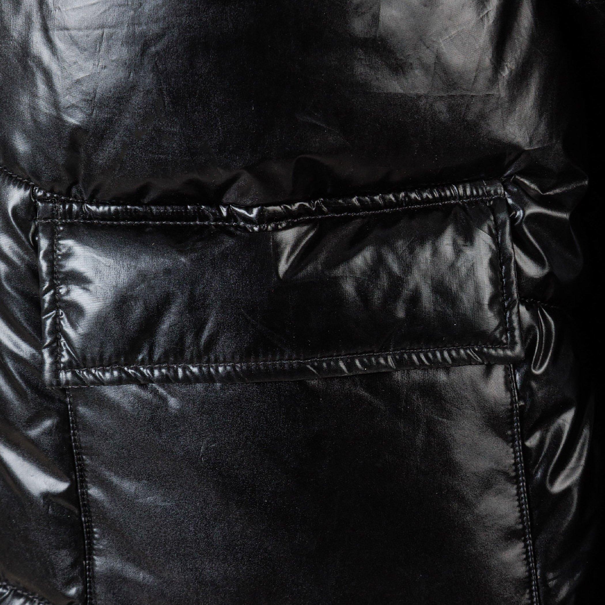 Black - Minoti - Women quilted short hooded jacket with zip and pockets black - 7