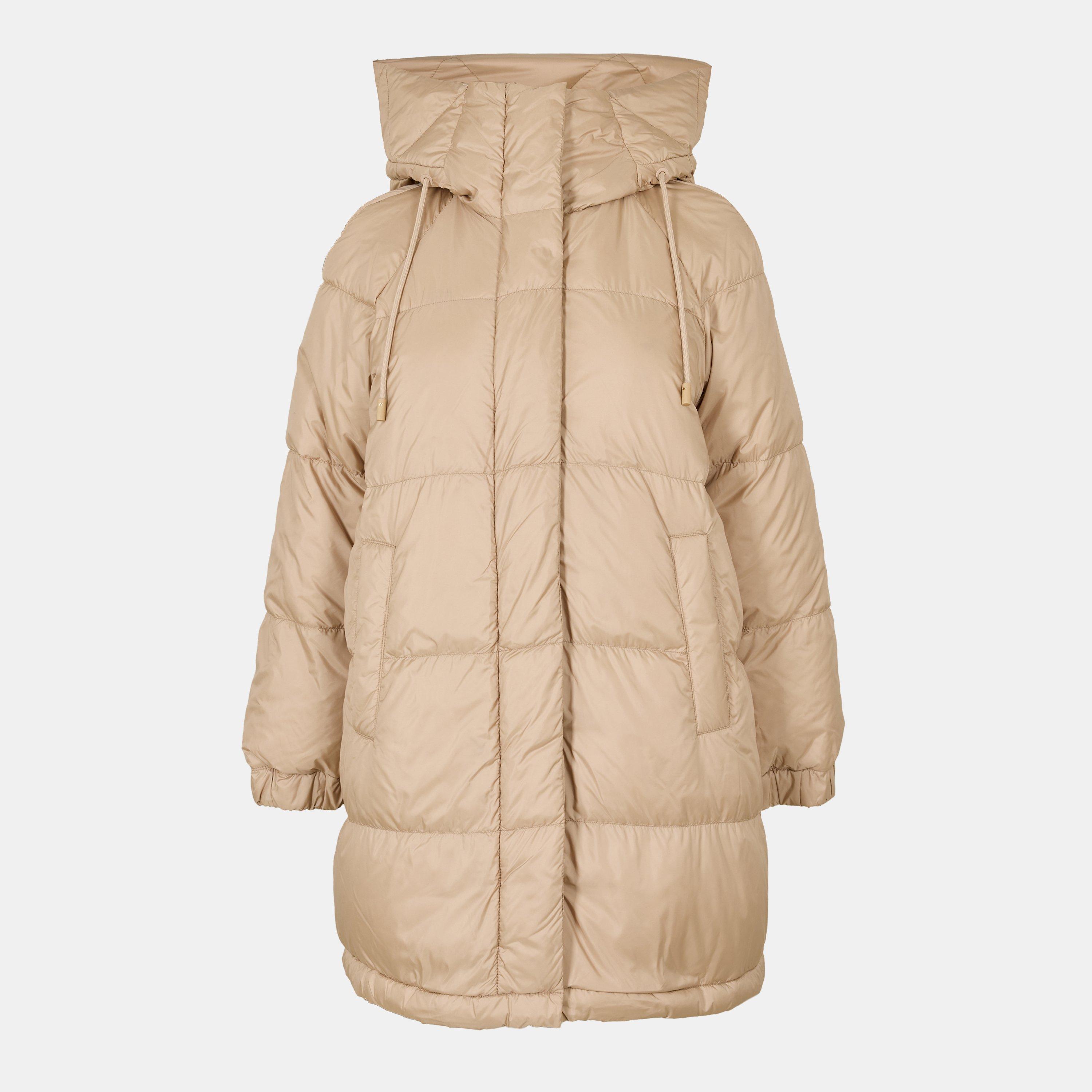 Beige - Weekend Max Mara - Women's Anfora Long Puffer Jacket - 1