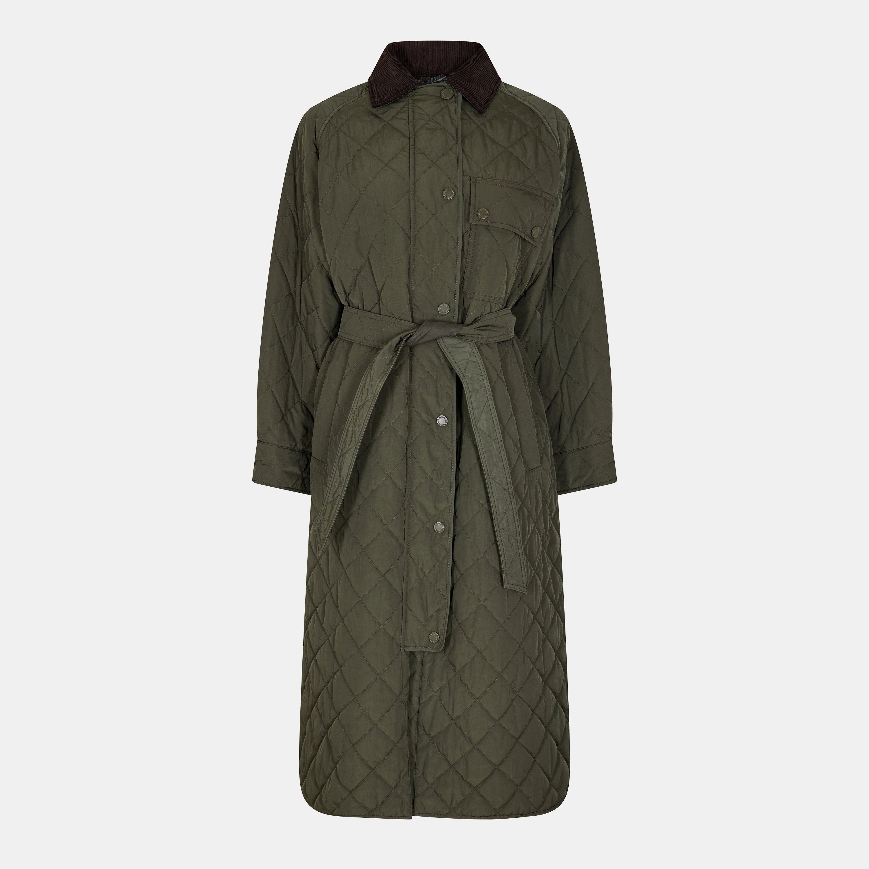 Weekend Max Mara Women's Coccole Quilted Jacket - Kaki - Size 6 (2XS)