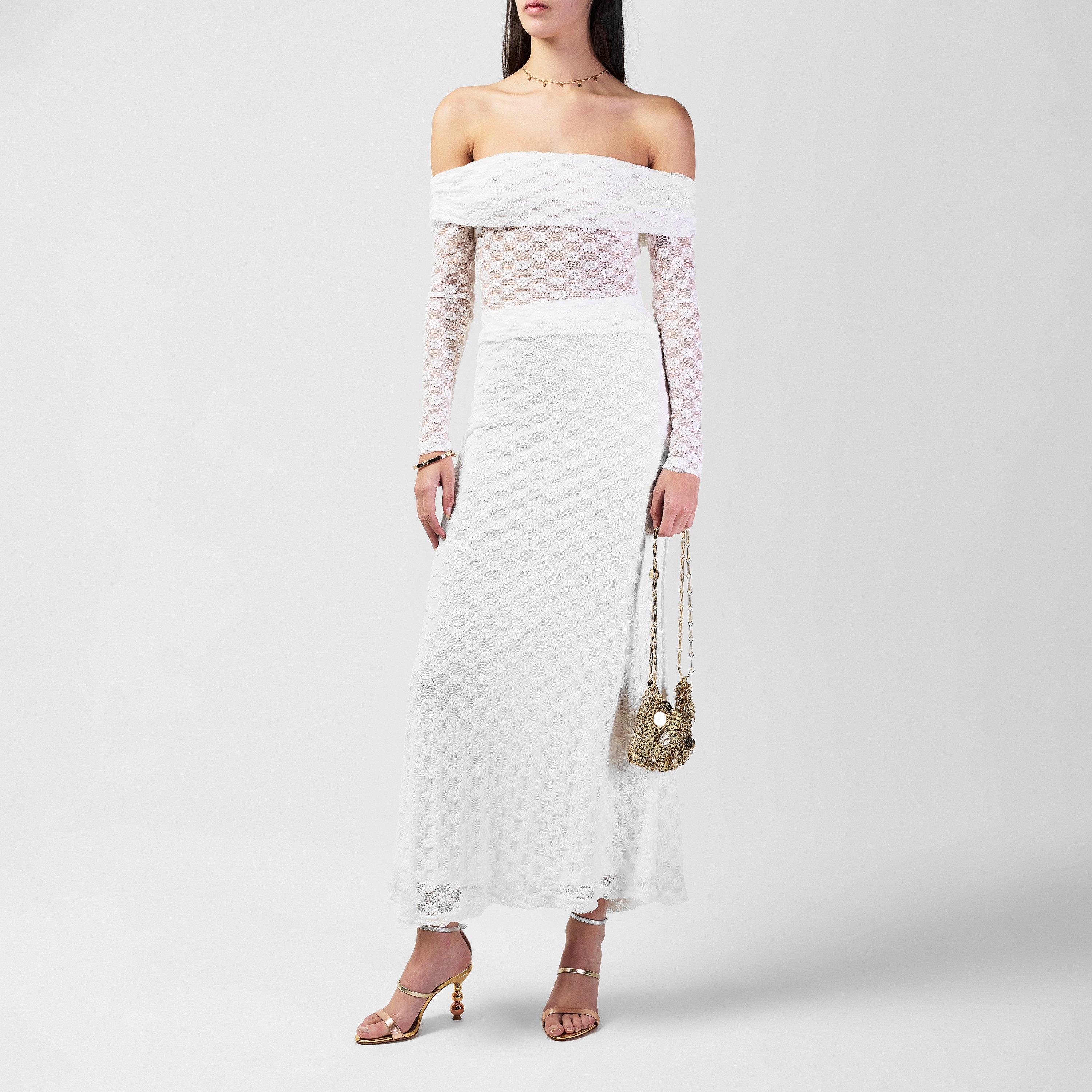 Orchid White - Bardot - Adoni Off The Shoulder Top - 4