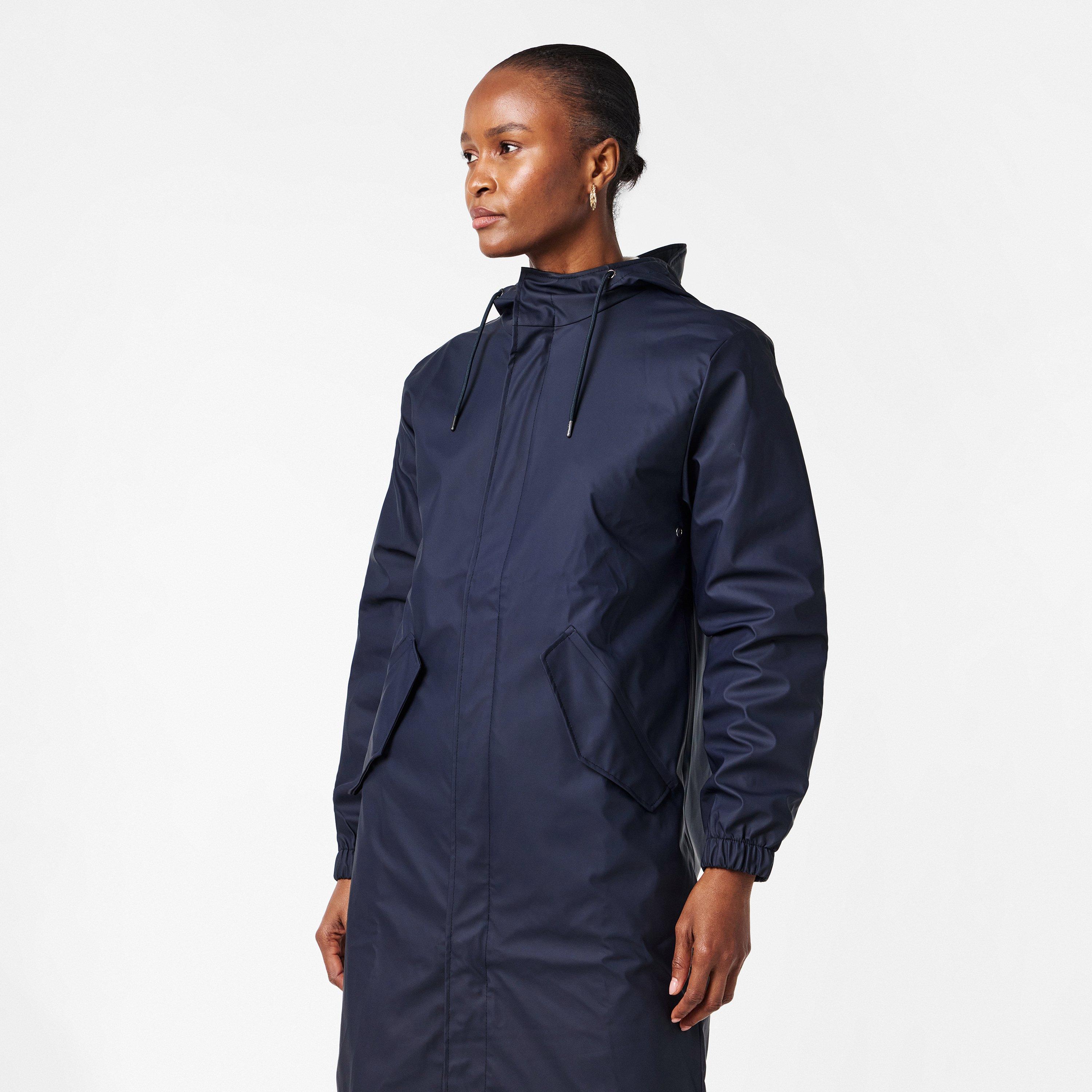 Marineblå - Rains - Rains Fishtail Parka Ld99 - 3