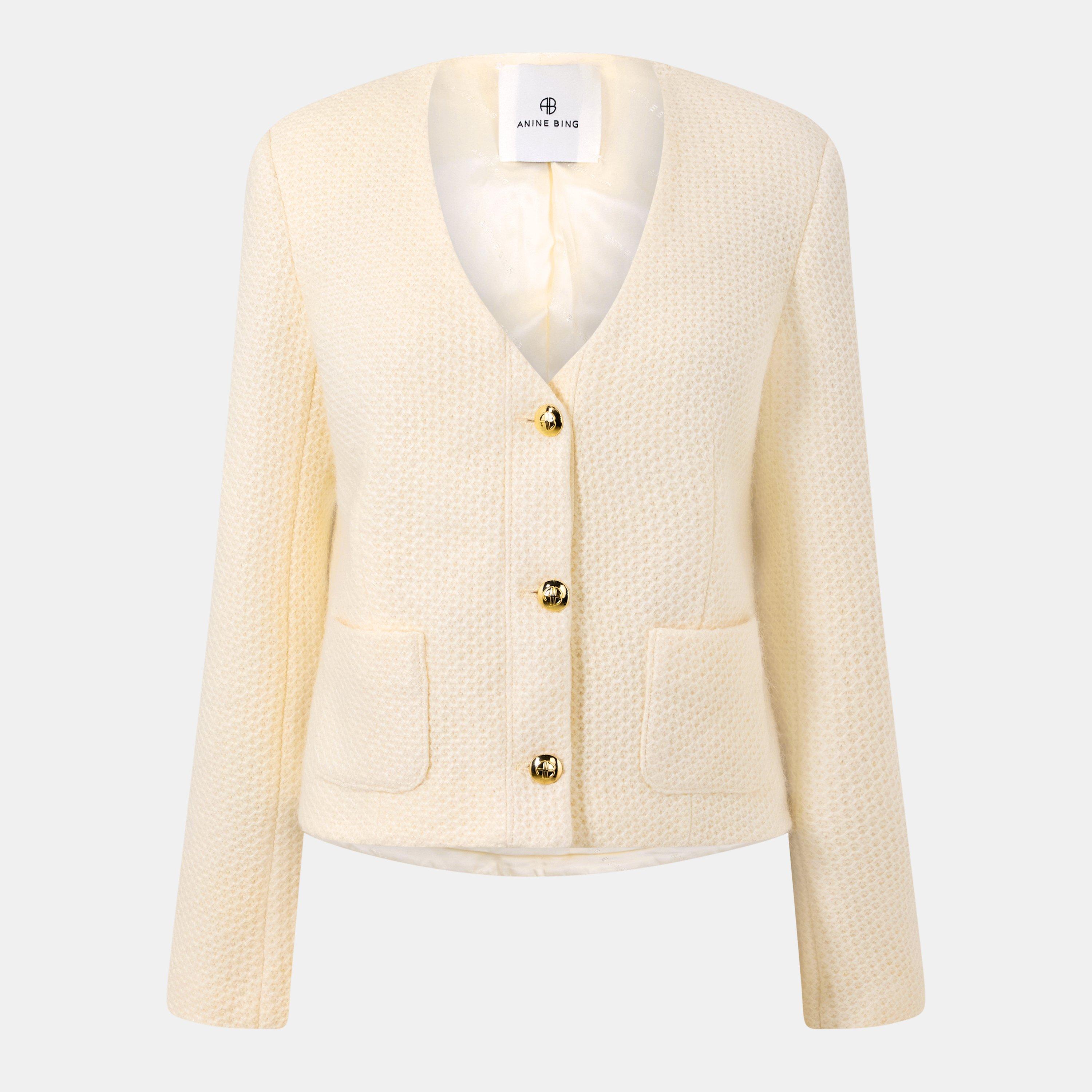 White - Anine Bing - Womens Anitta Jacket - 1