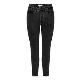 Good American Good Legs Slit Leg Skinny Jeans