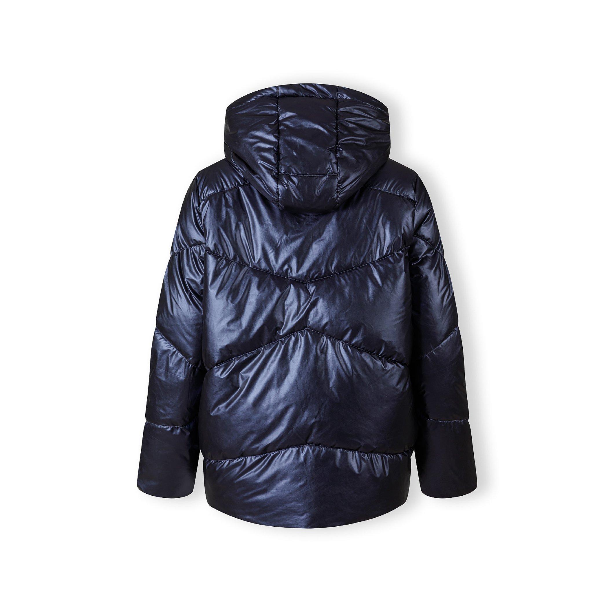 Dark Blue - Minoti - Women quilted short hooded jacket with zip and pockets navy - 5