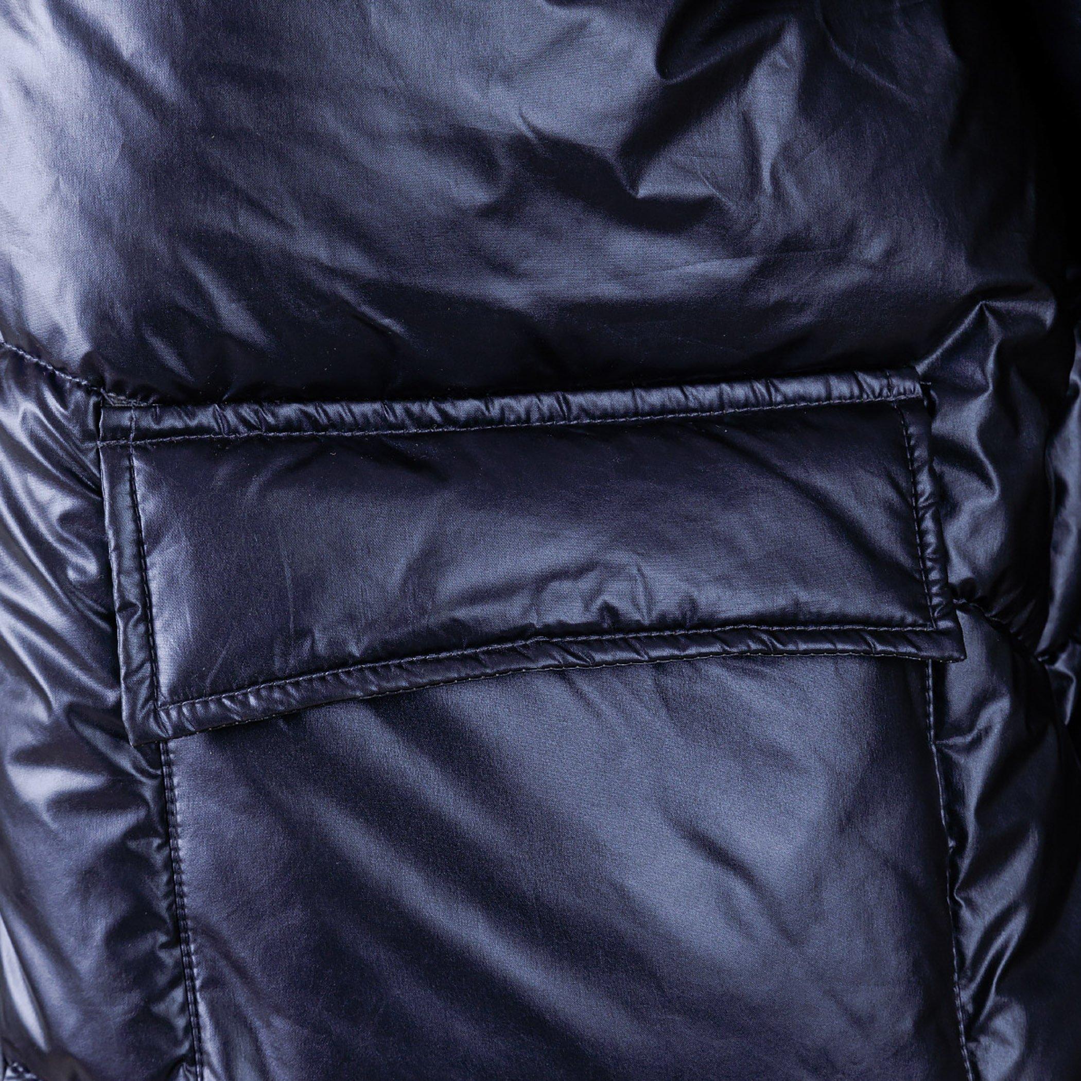 Dark Blue - Minoti - Women quilted short hooded jacket with zip and pockets navy - 7