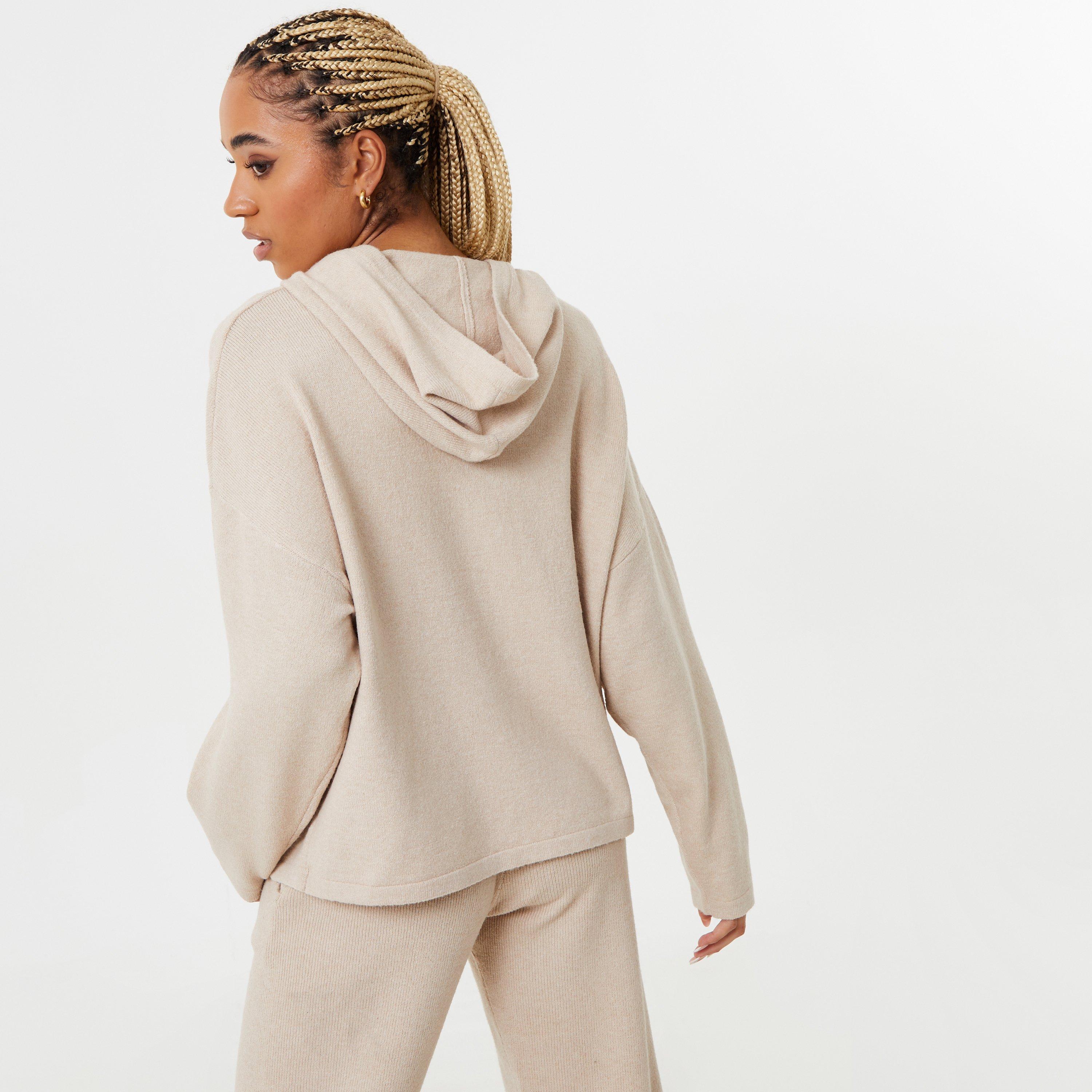 Camel - Jack Wills - Jack Lounge Knitted Hoodie - 2