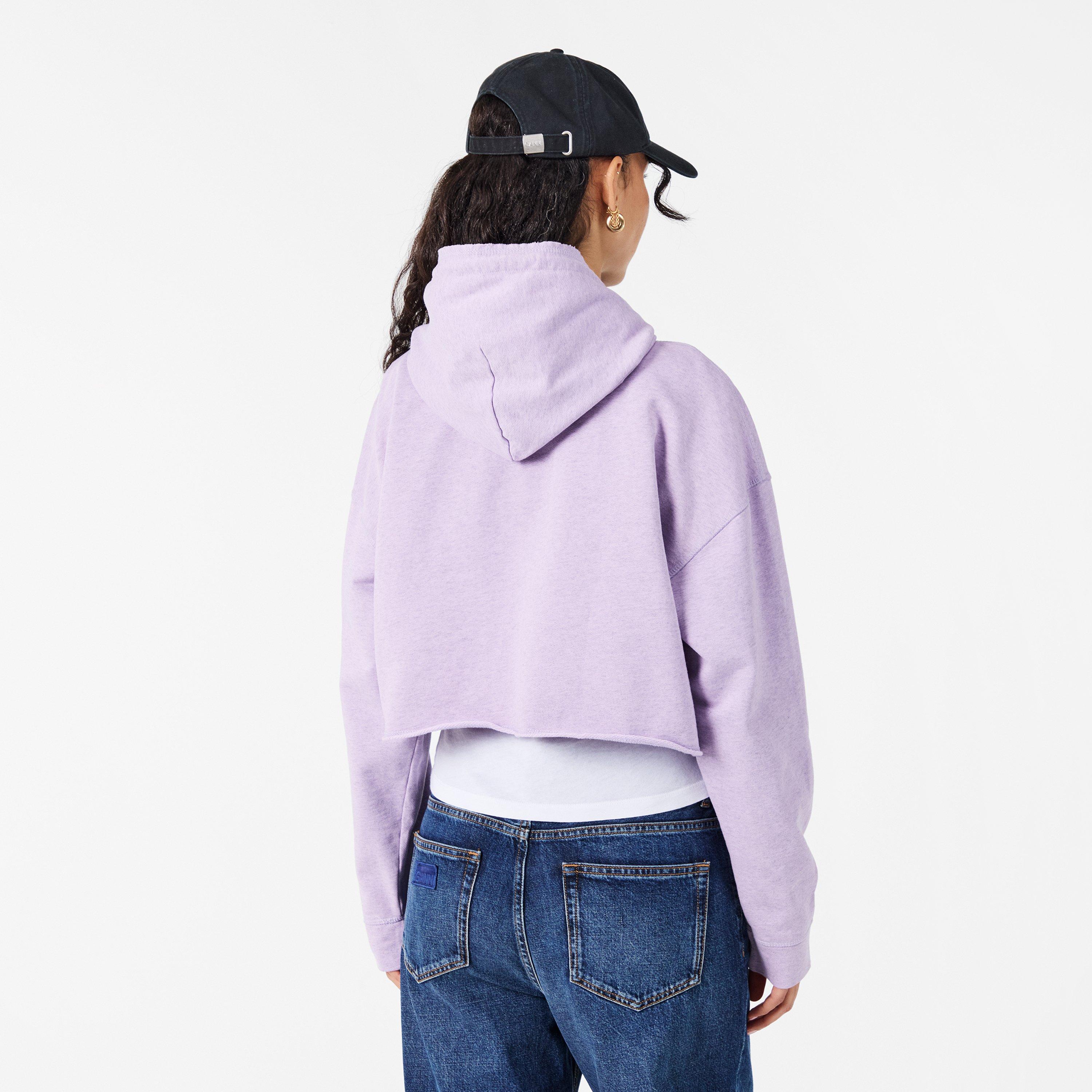 Misty Lilac - Ganni - Ganni Cropped OS Hdy Ld99 - 4