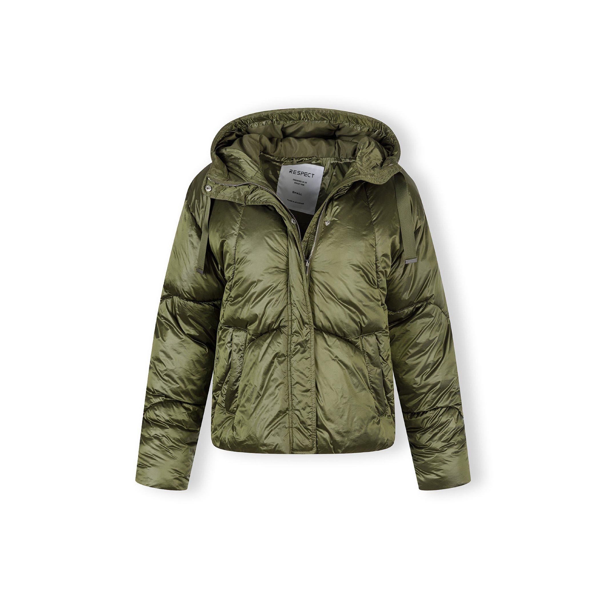 Oliva - Minoti - Women jacket padded hooded olive - 7