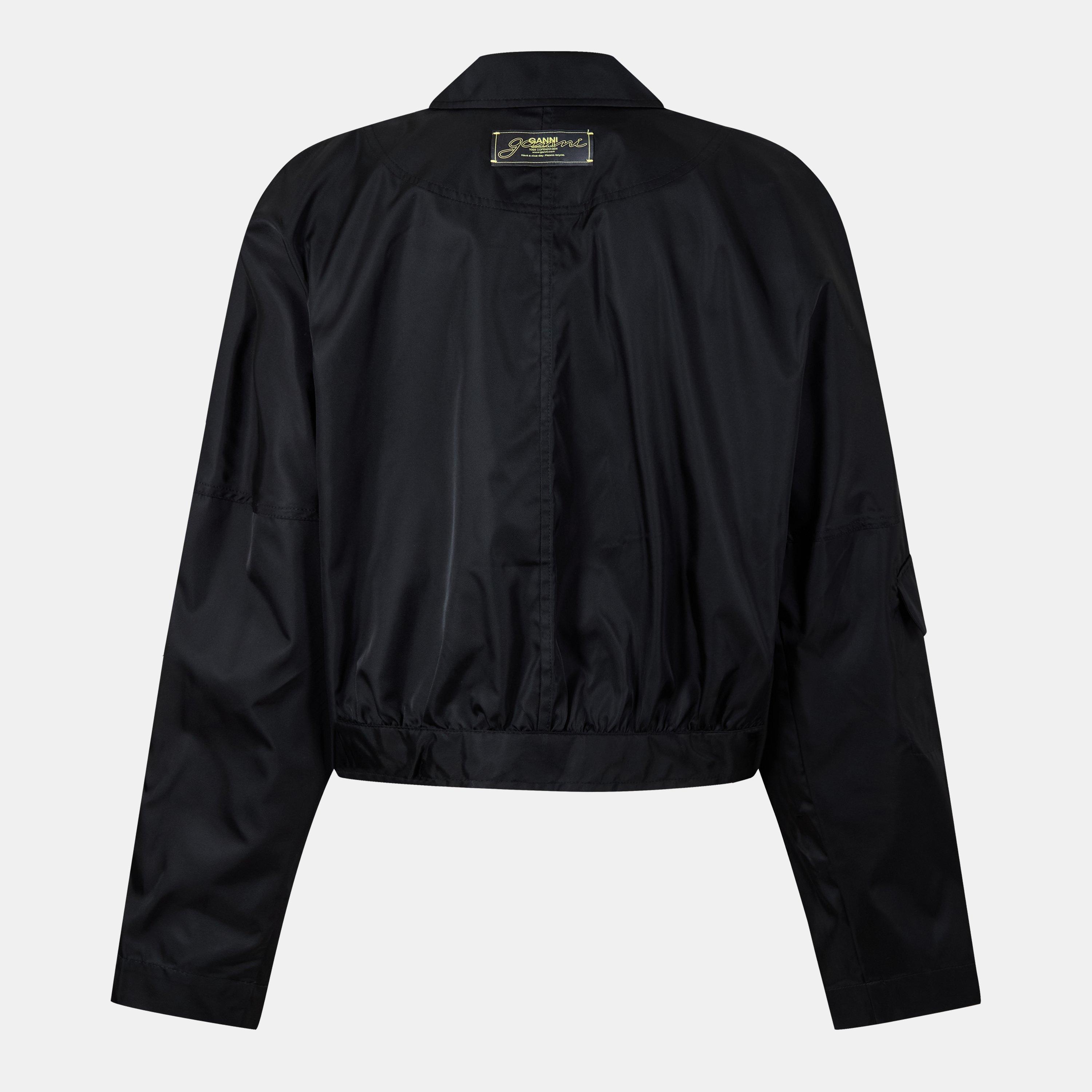 Black - Ganni - Ganni Duchss Shrt Jk Ld99 - 2