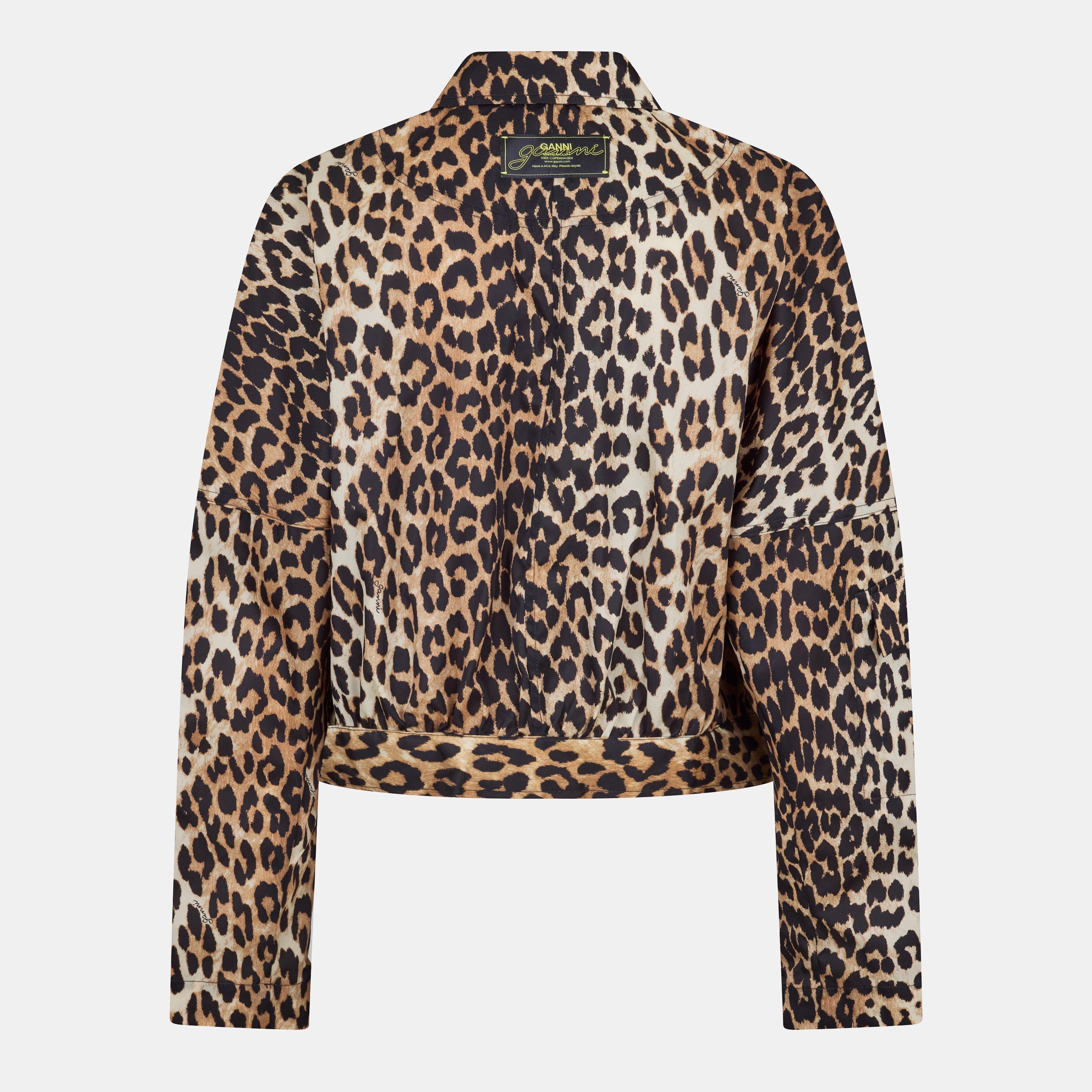 Leopard - Ganni - Ganni Duchss Shrt Jk Ld99 - 2